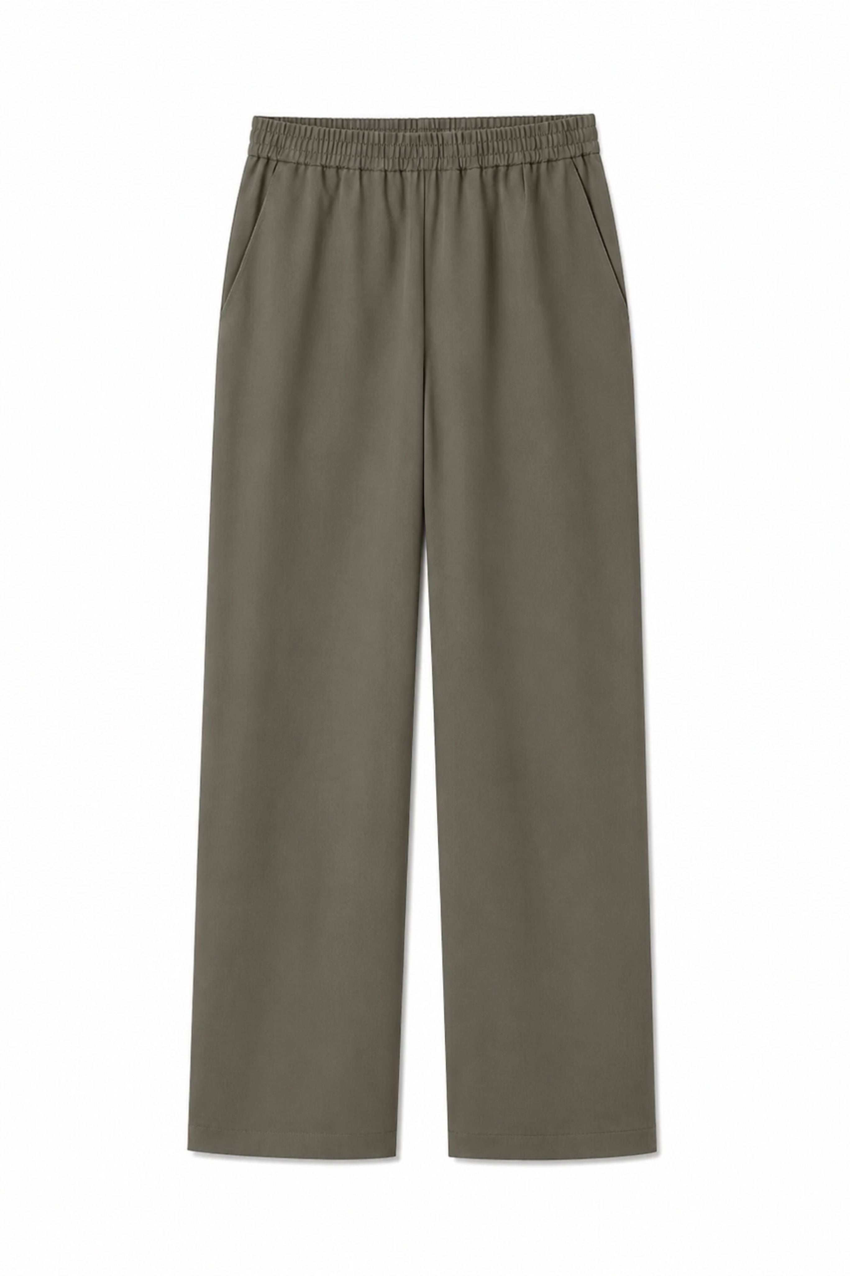 Tropical Wool Charles Trouser - Dark Stone