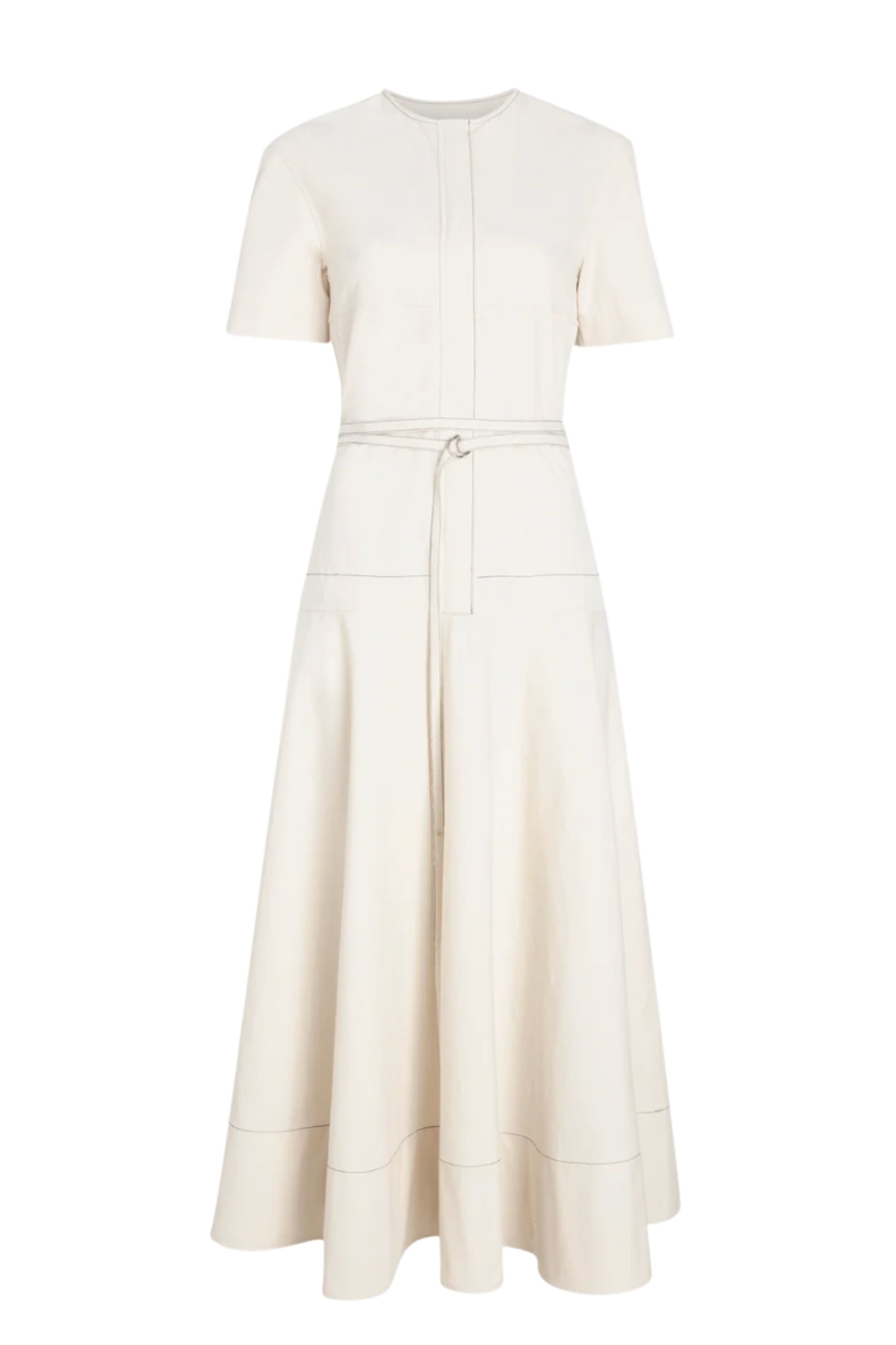 Elizabeth Dress in Solid Cotton Linen