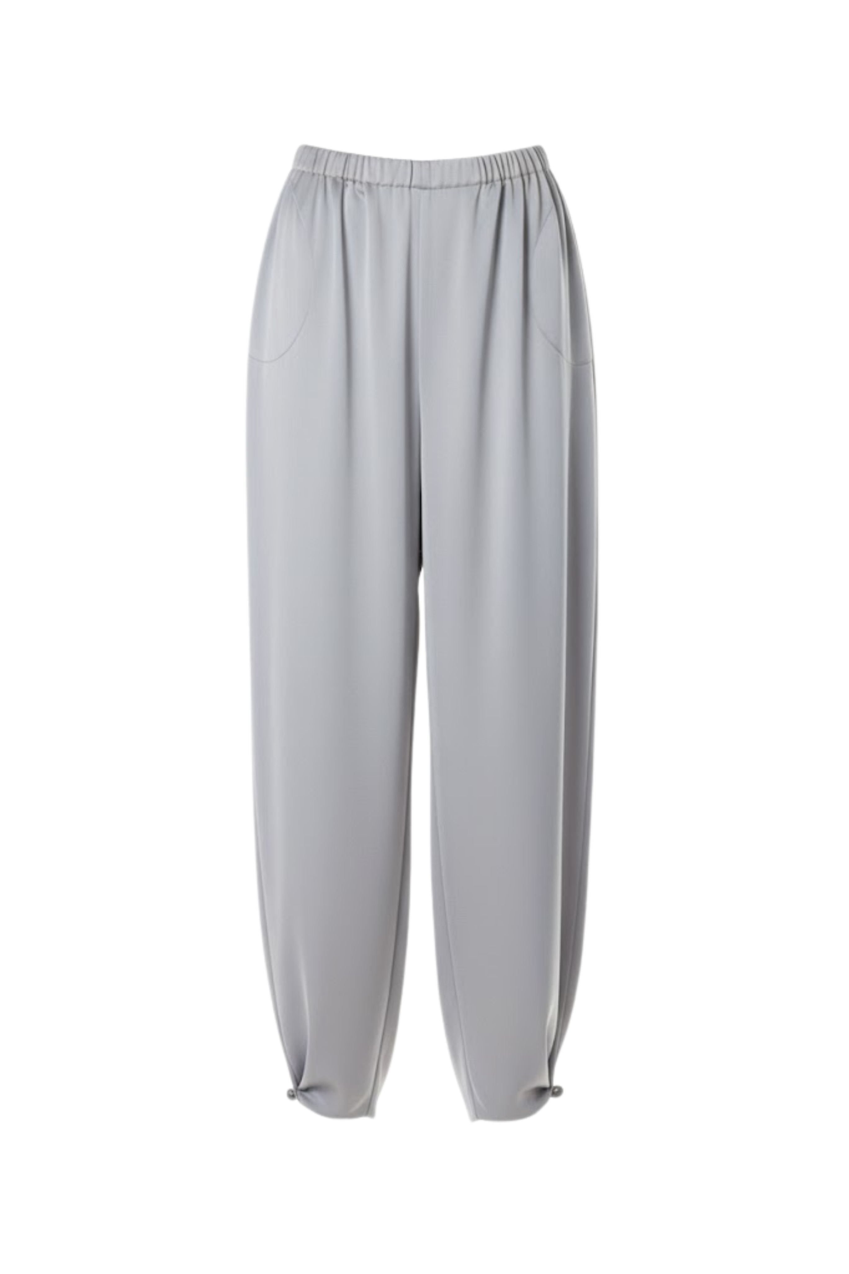 Wide Leg Trousers Pants in Grey