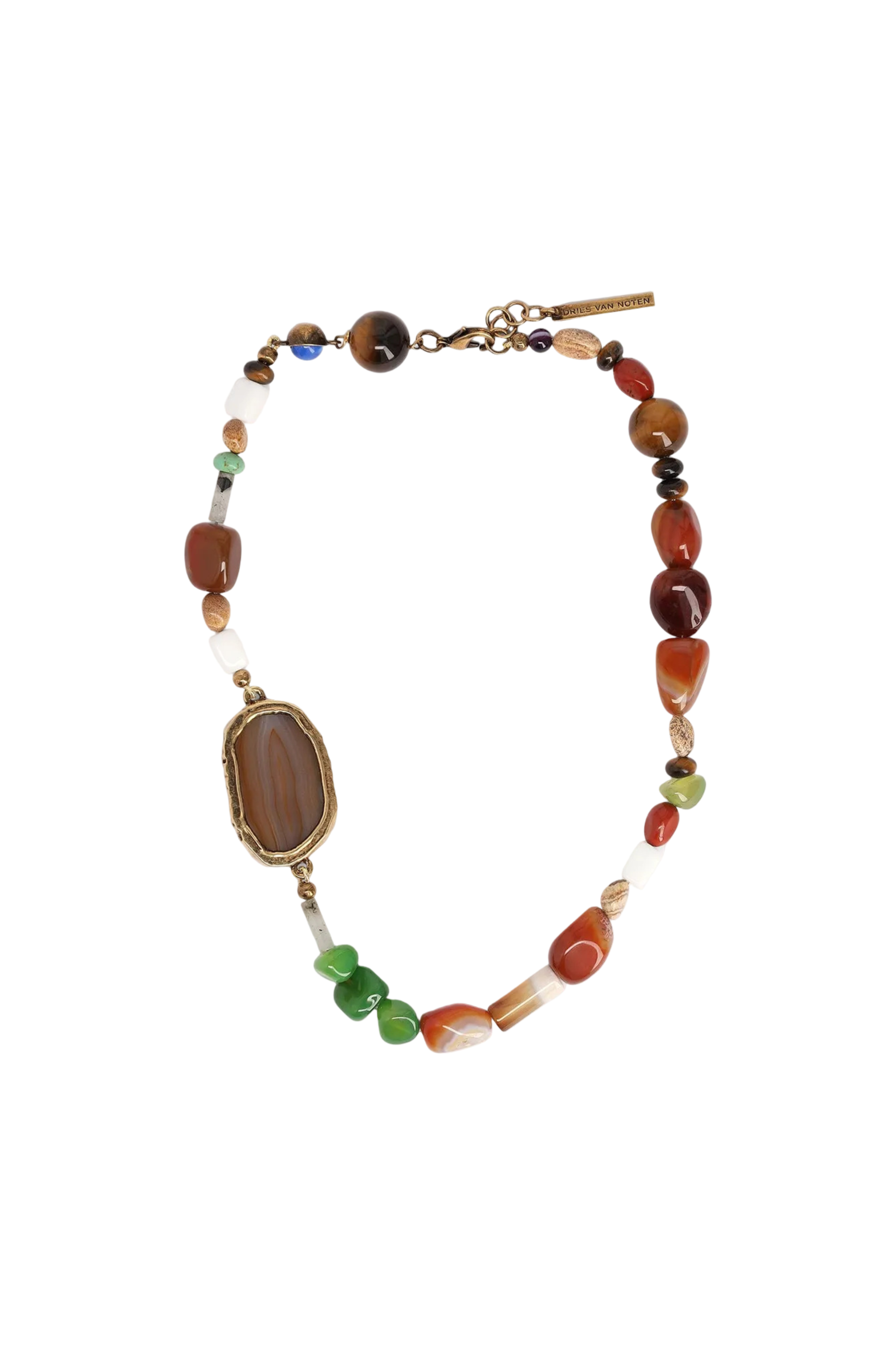 Beaded Stone Necklace