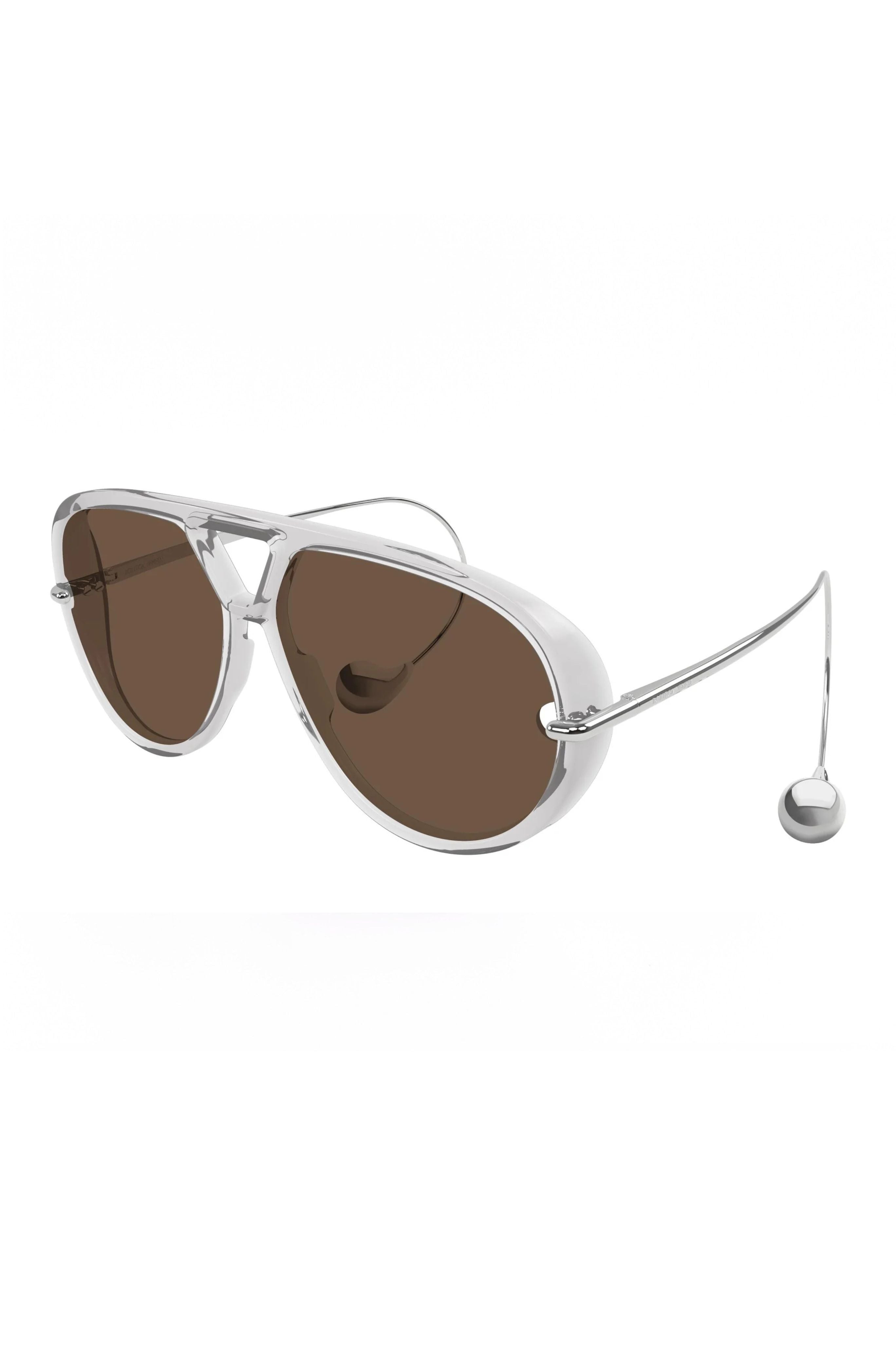 Drop Aviator Sunglasses - Clear