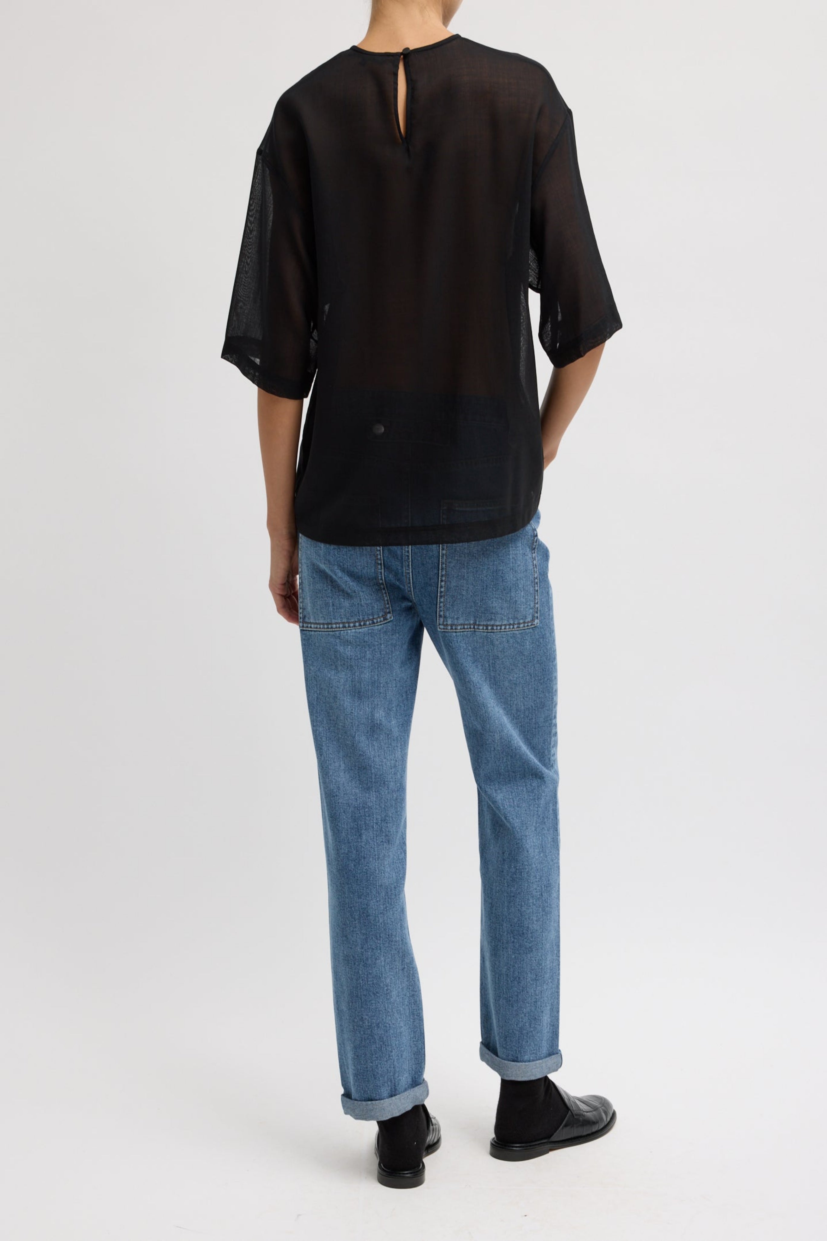 SHEER WOOL GAUZE EASY T