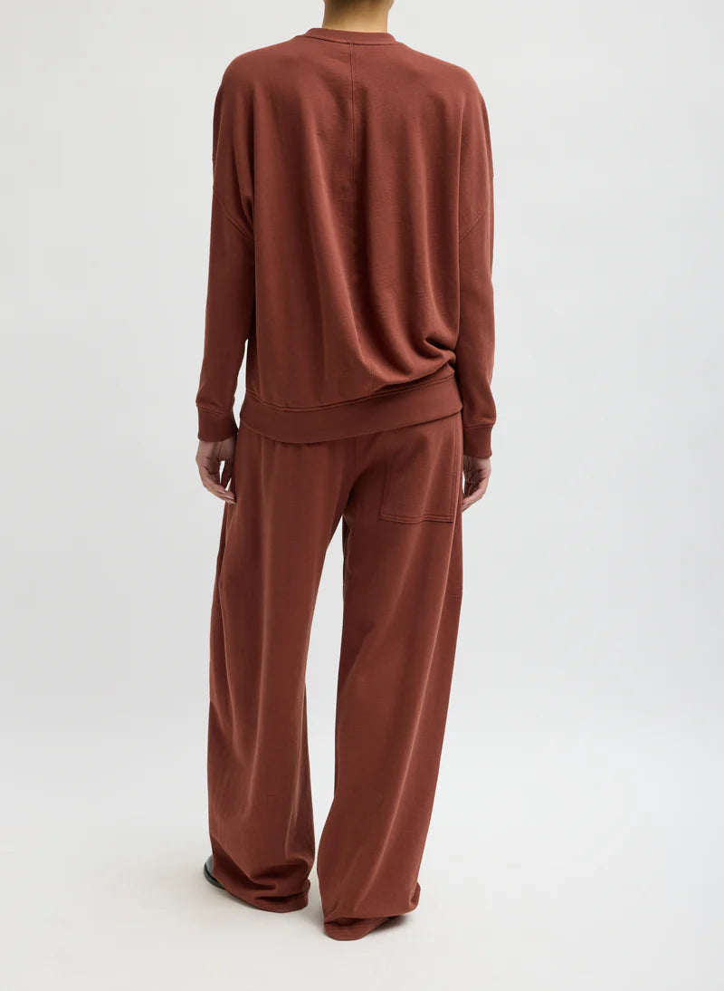 Light Weight Sweatshirting Winslow Pant - Red Clay