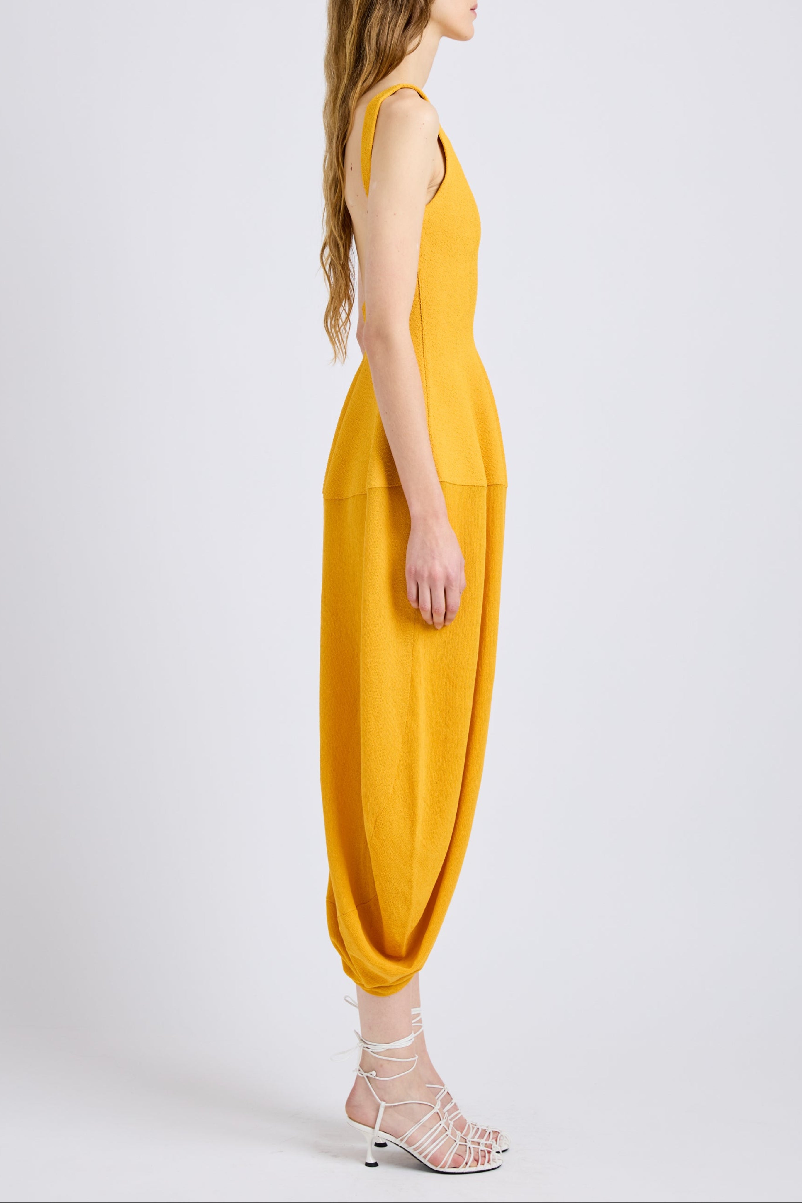 Sukki Dress in Draped Viscose