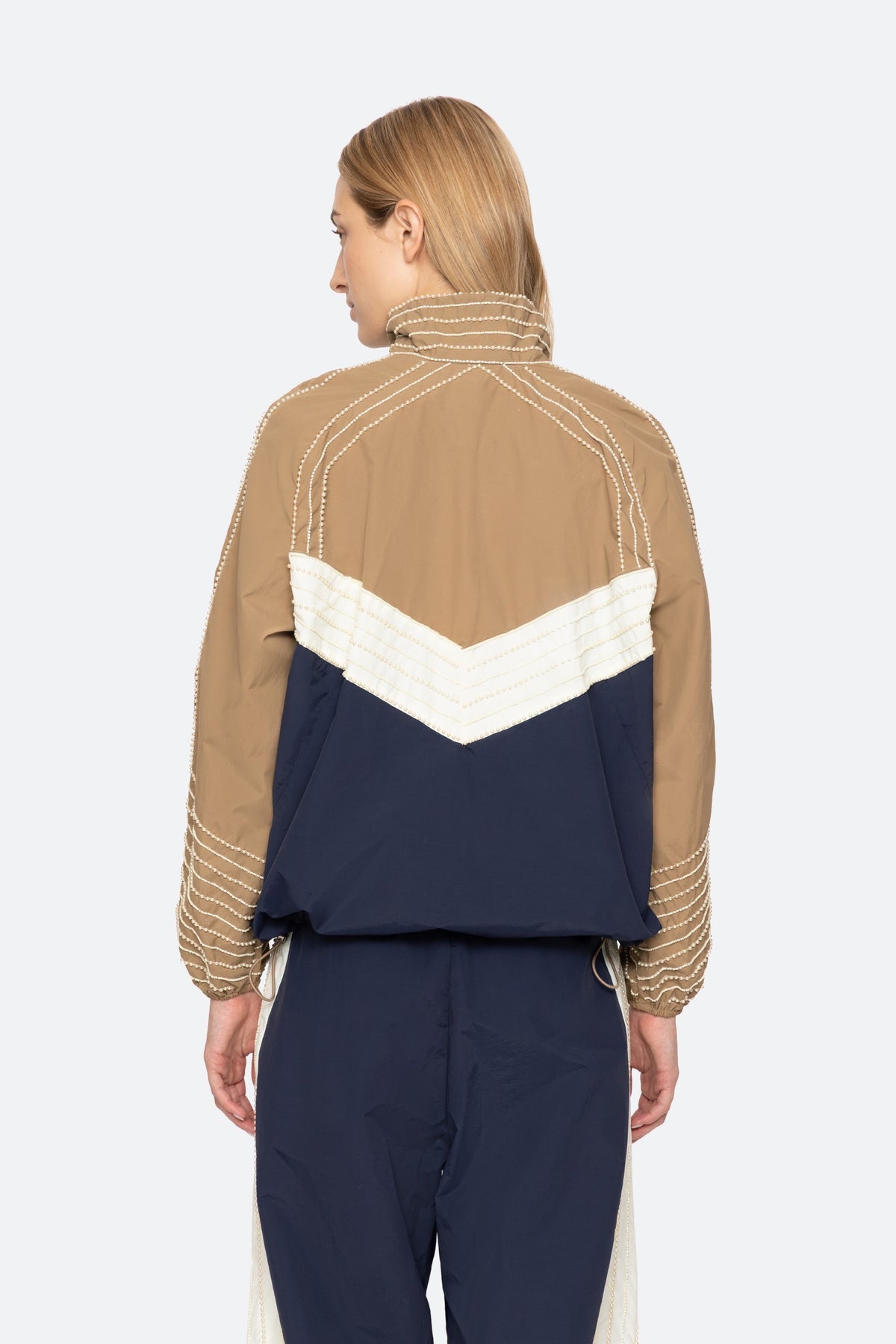 QUINN EMB BEADED WINDBREAKER (D2)