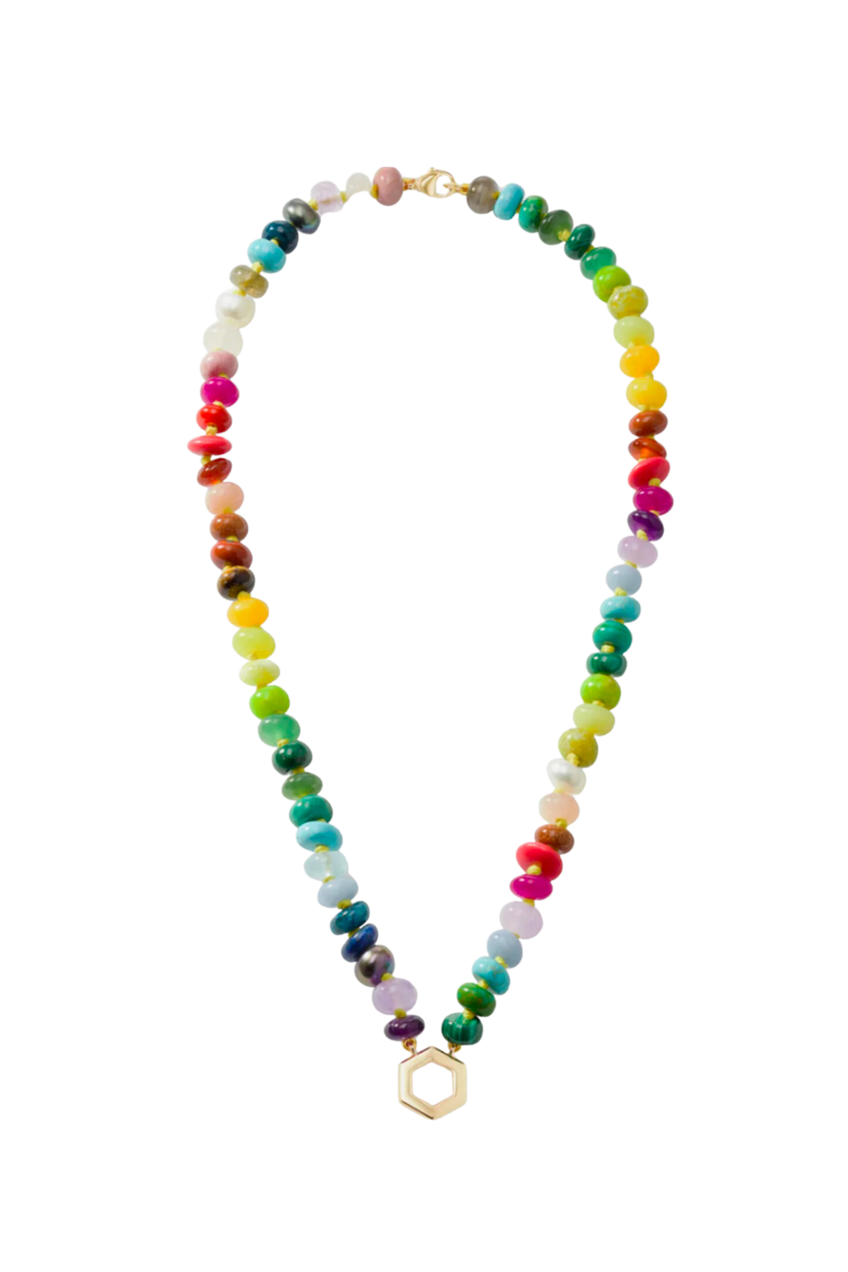 HARWELL GODFREY 18" Rainbow Bead Necklace