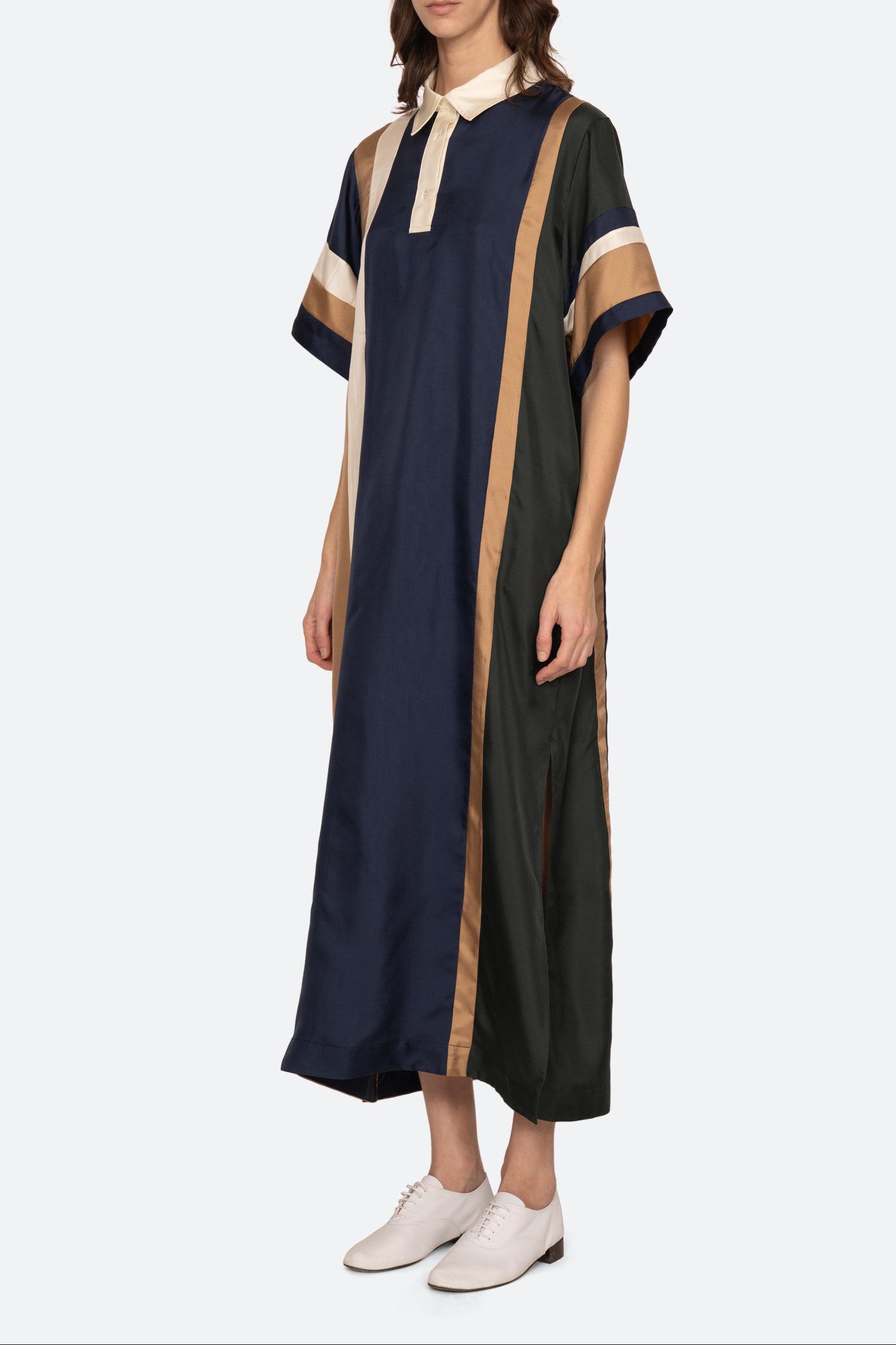 JULIET EMB POLO MAXI DRESS (D2)