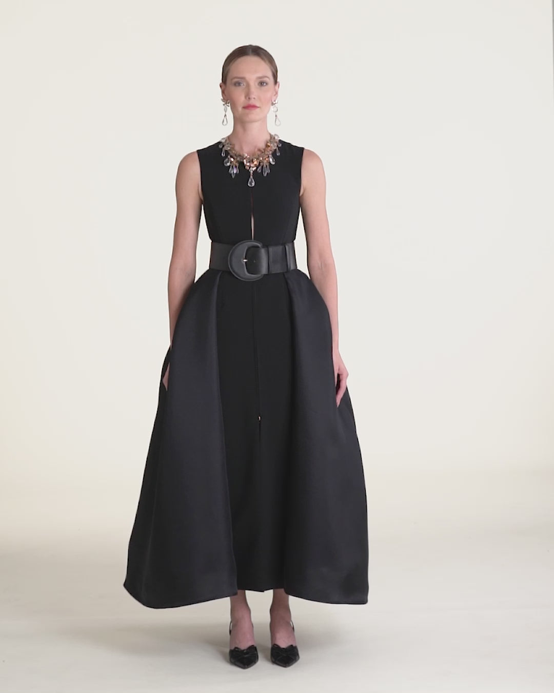 CAROLINA HERRERA Sleeveless Column Dress