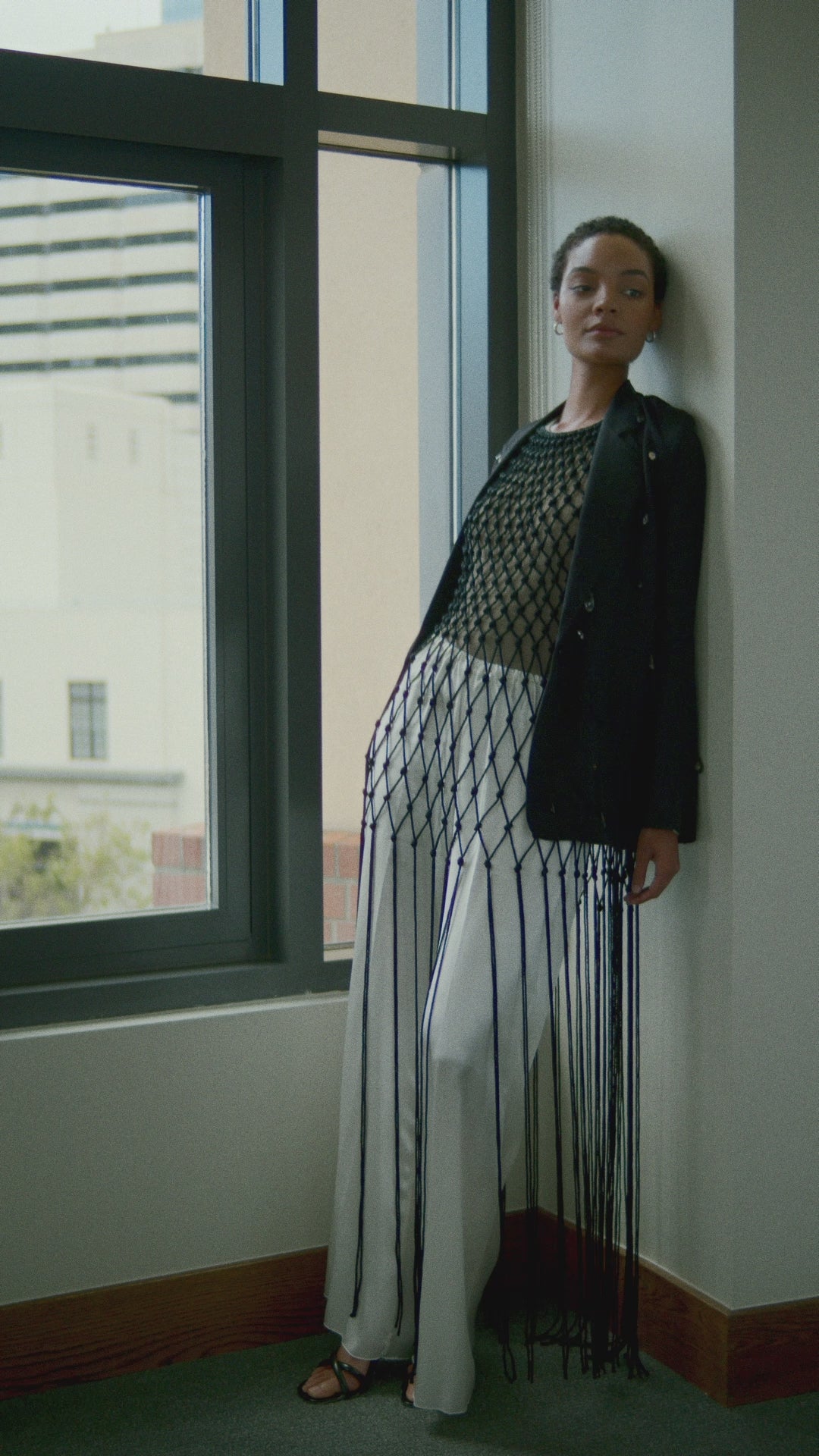 Shining Satin Flare Pants