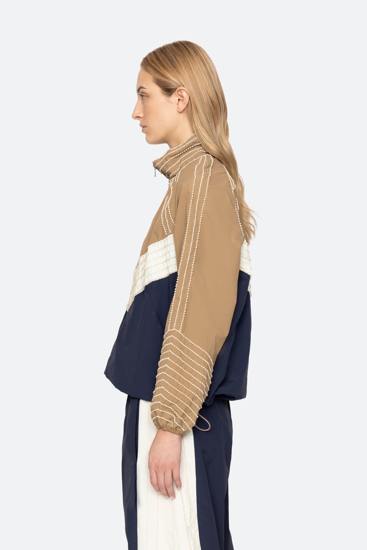 QUINN EMB BEADED WINDBREAKER (D2)