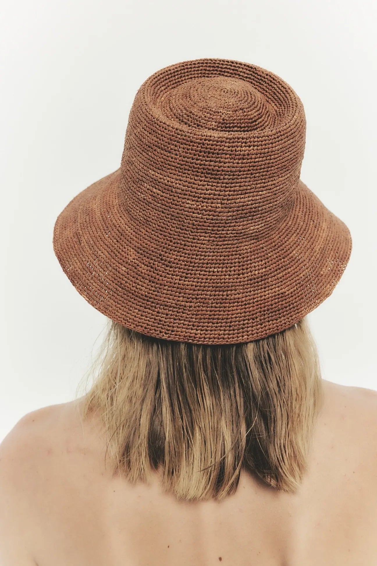 JANESSA LEON Felix Bucket in Chestnut