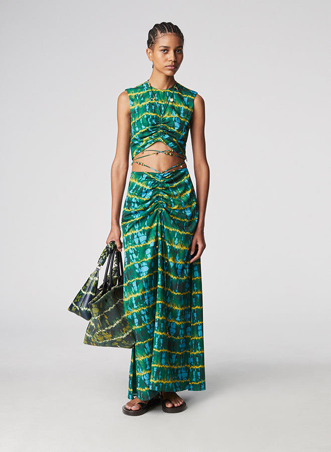 ALTUZARRA Safia Tie-Dye Skirt