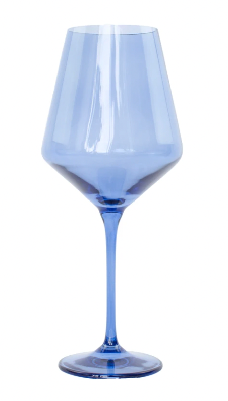 Estelle Colored Glass Wine Stemware Set of 2