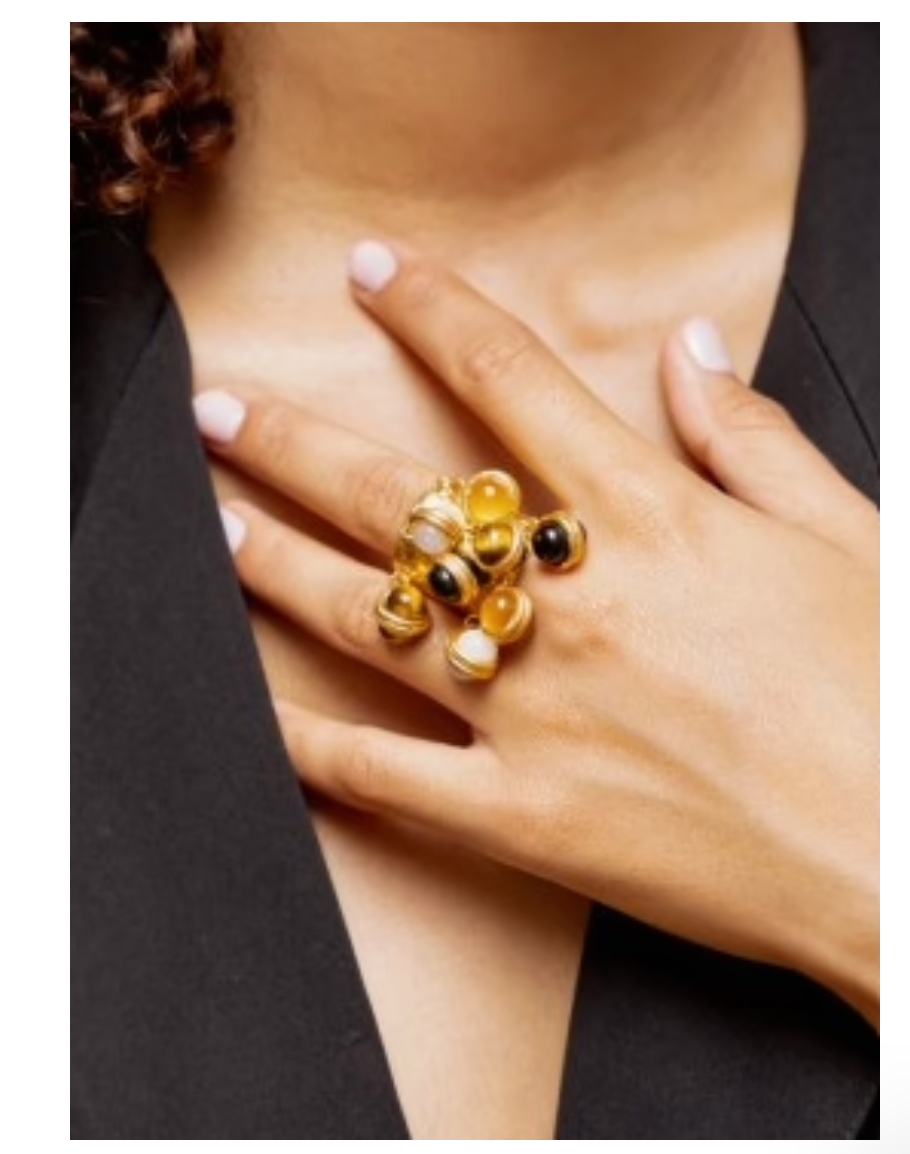 SYLVIA TOLEDANO Candies Multi-stone Ring