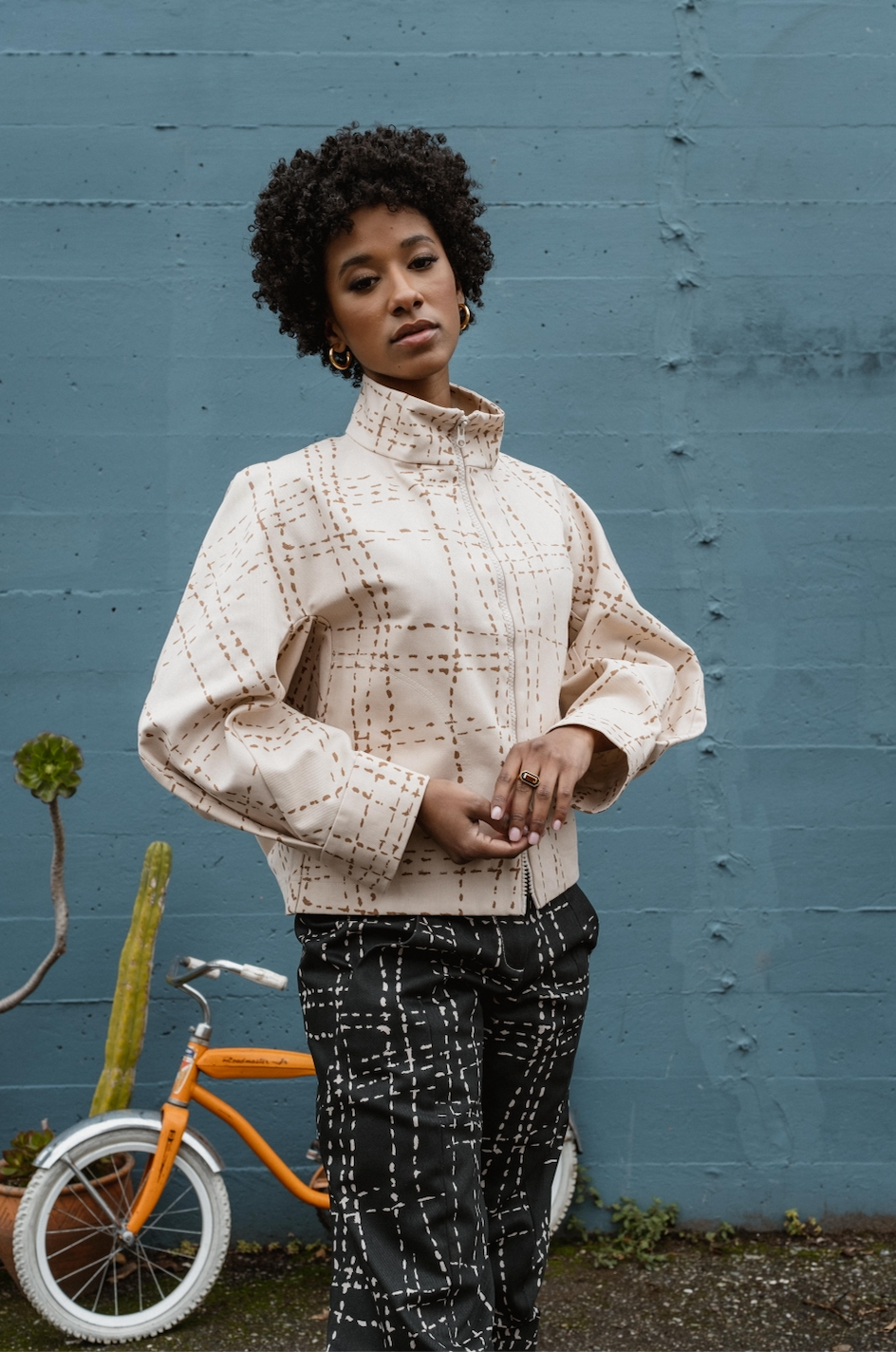 ZERO + MARIA CORNEJO Printed Takeo Pants