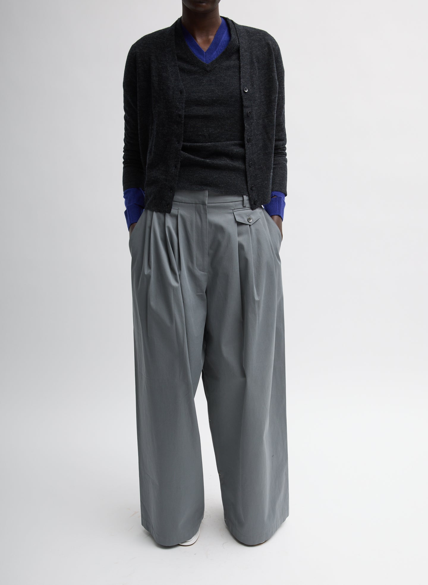 BIO TWILL TRIPLE PLEAT PANT