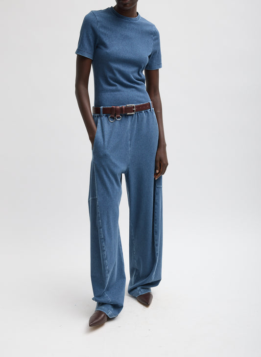 STRETCH DENIM BABY T