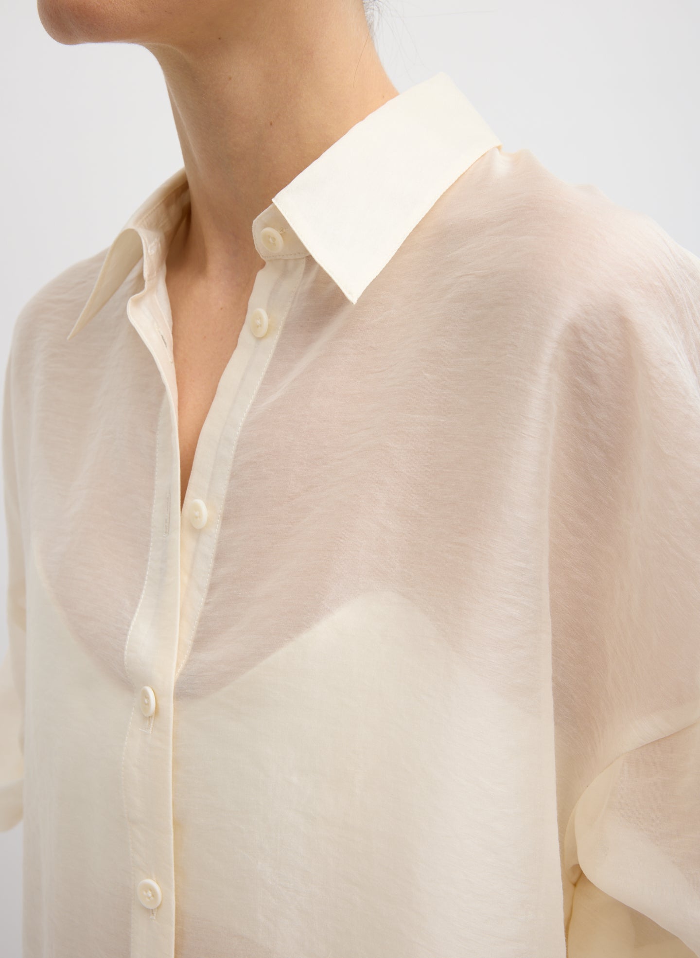 Summer Voile Oversized Shirt by Tibi | McMullen
