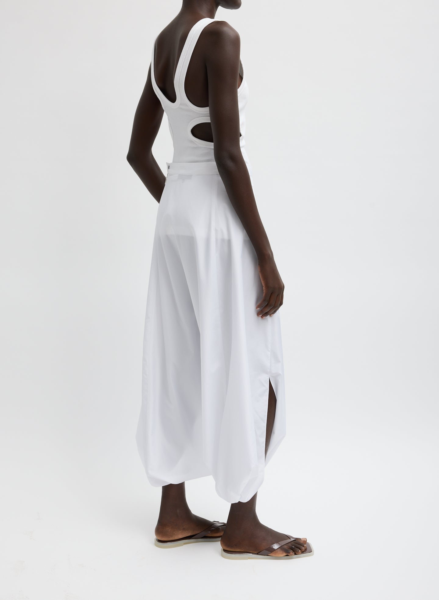 RIBBED T RACERBACK TANK