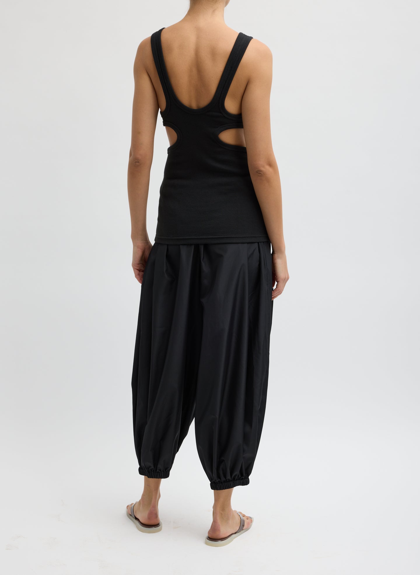RIBBED T RACERBACK TANK