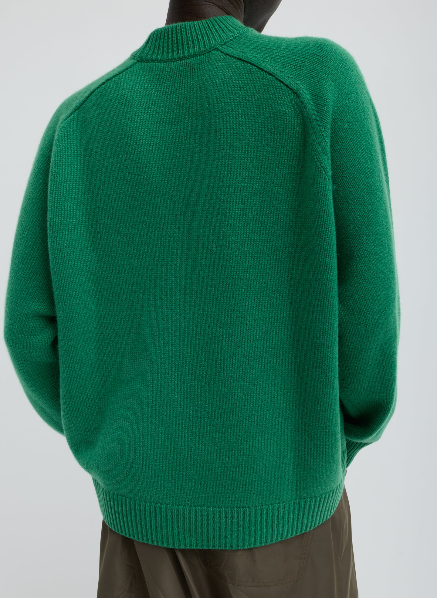 CASHMERE SWEATER CREWNECK OVERSIZED PULLOVER