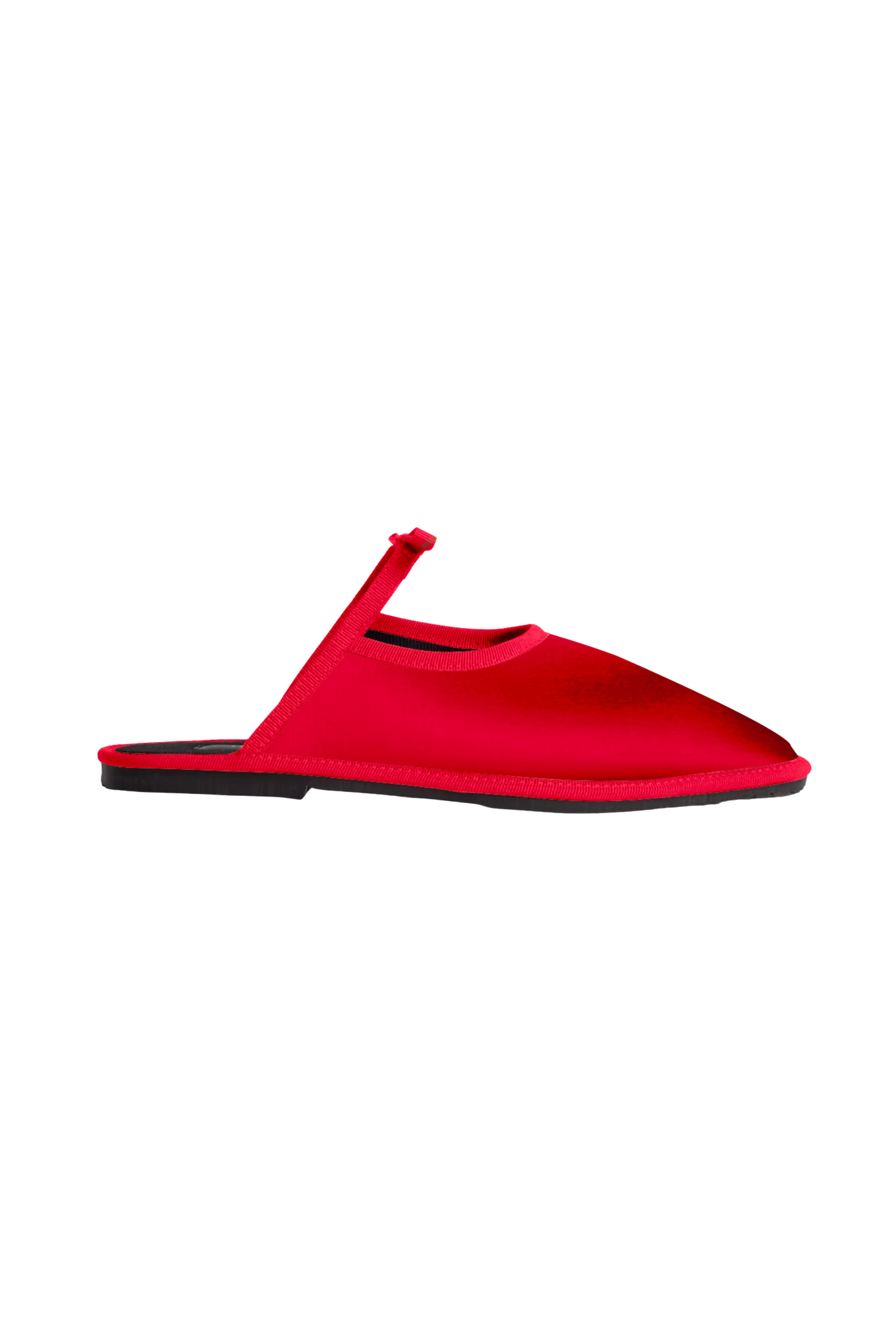 Maria de La Orden 3 Satin Flat - Red