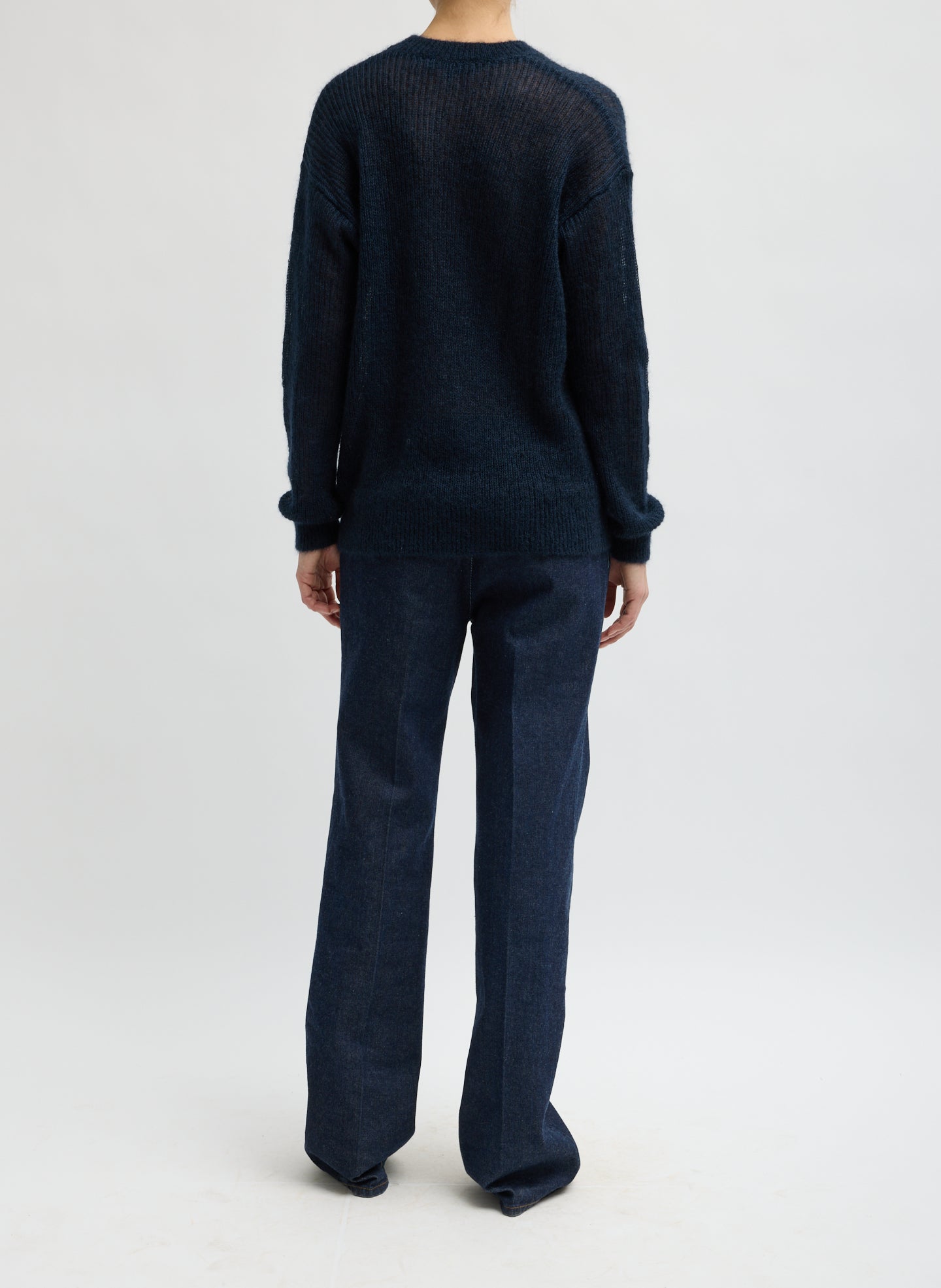 INDIGO DENIM PAT TROUSER JEAN