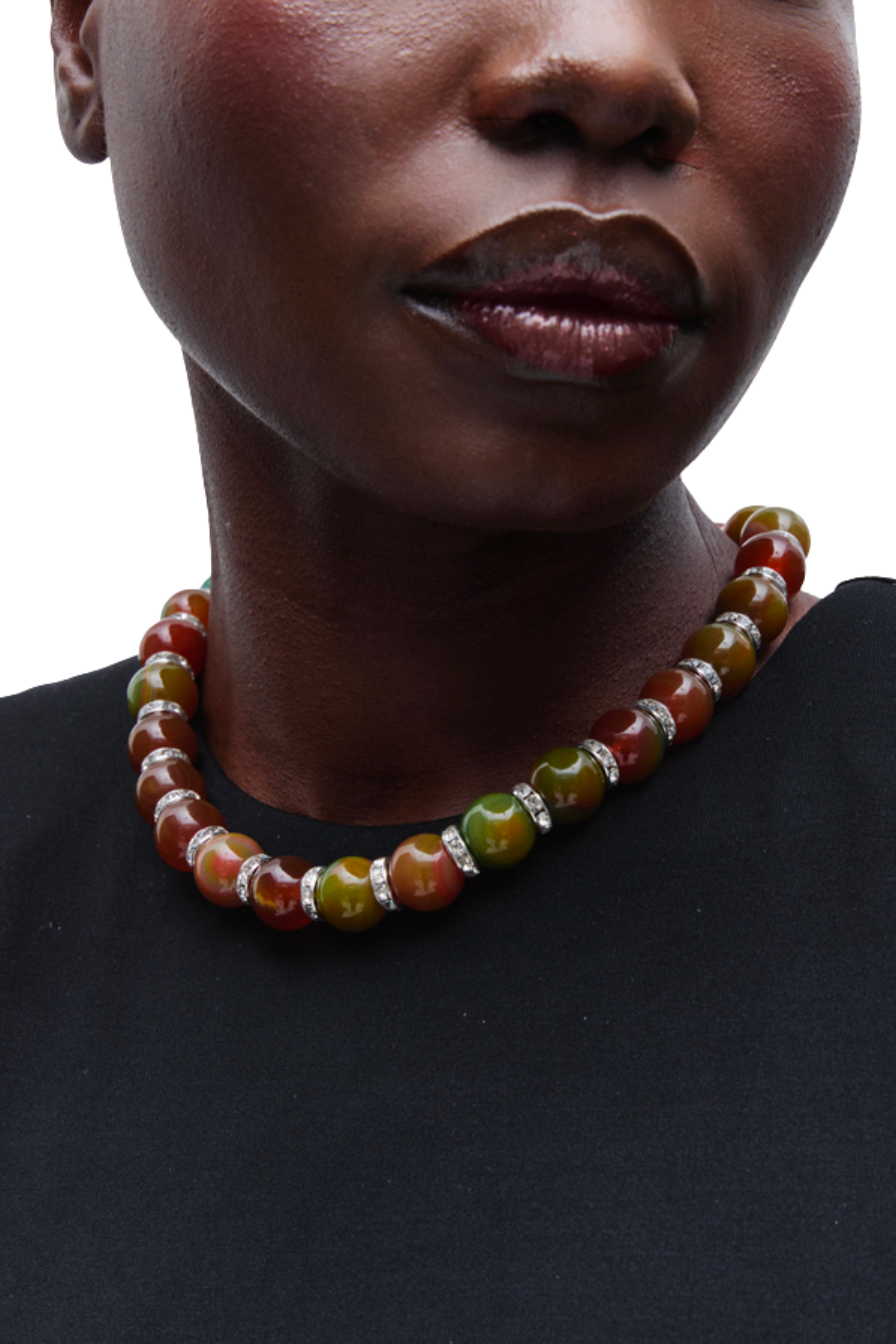 Odette Necklace in Brown