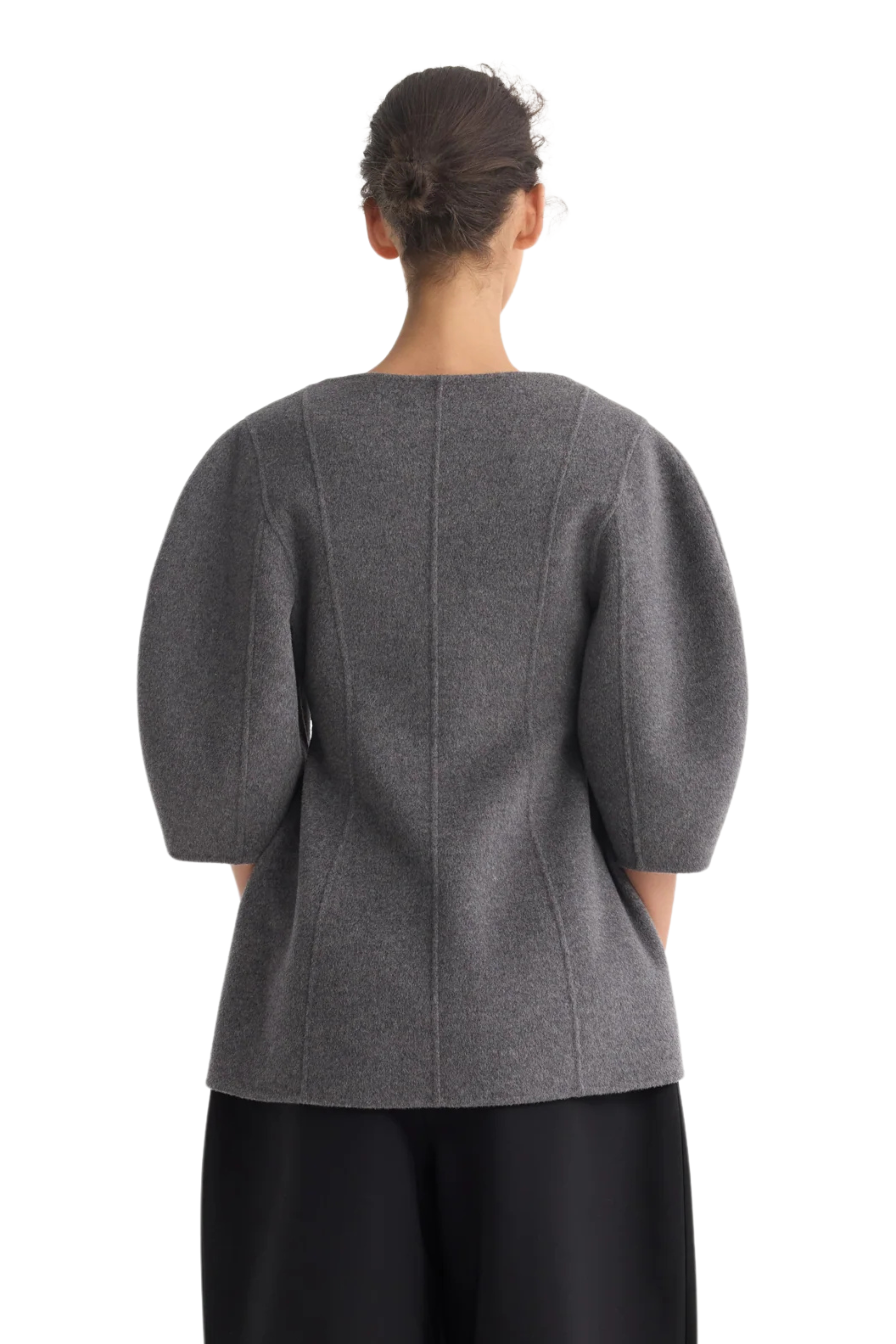 Sculptural Double-Faced Top