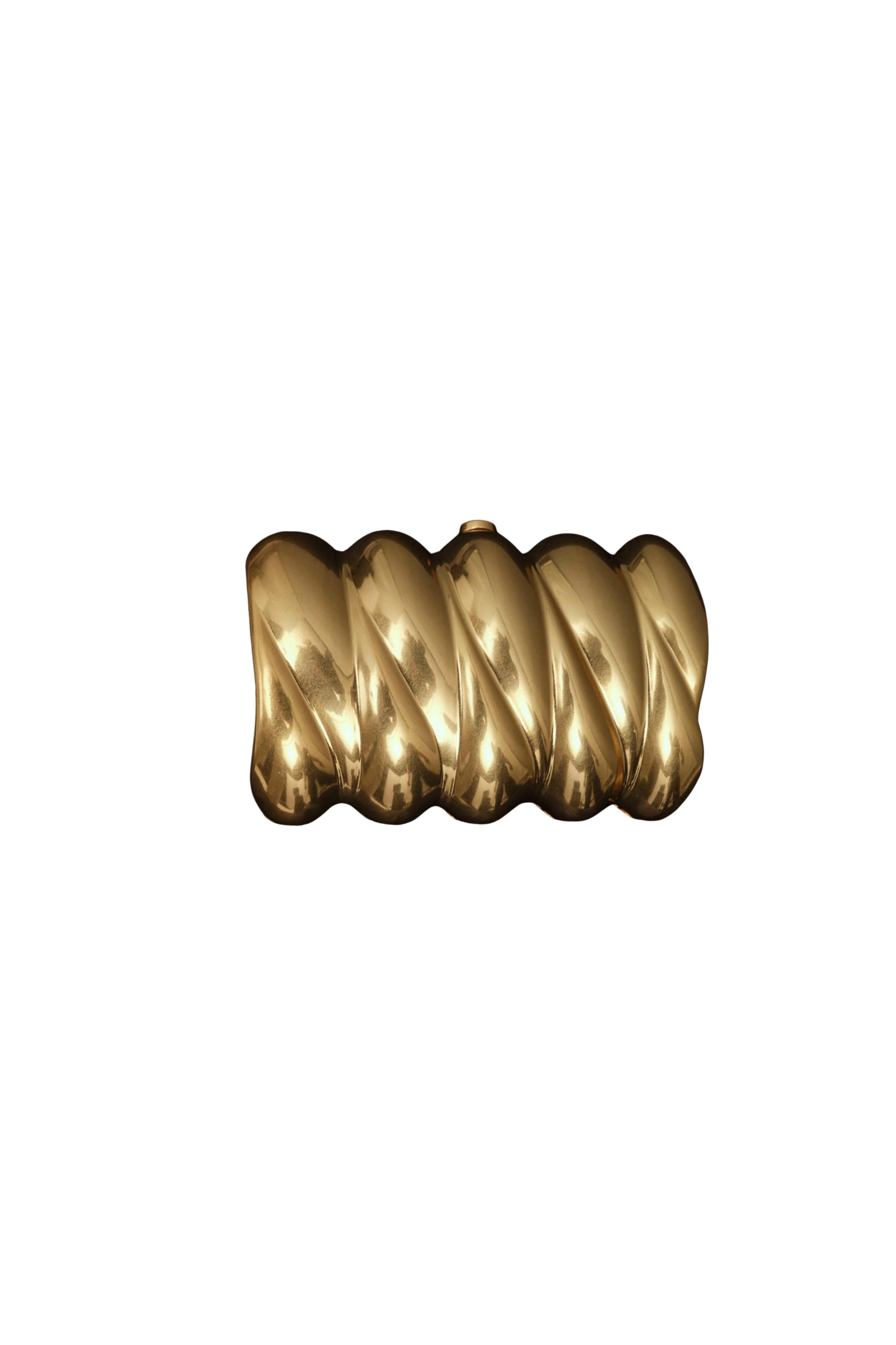 Reya Clutch in Gold