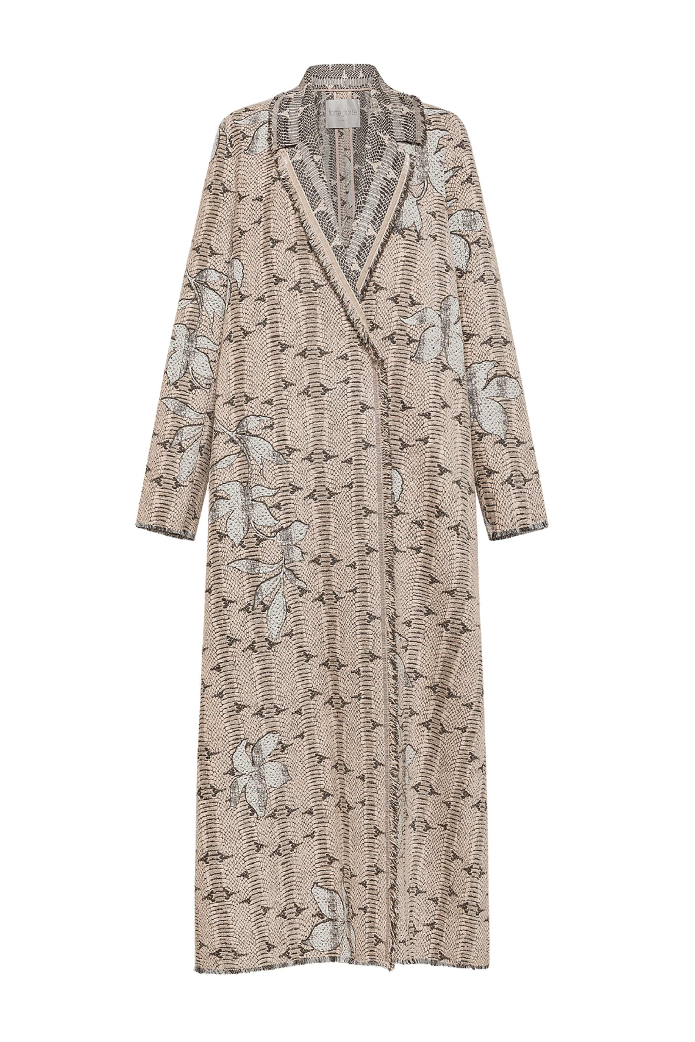 FORTE FORTE "Dune Lily" Jacquard Coat