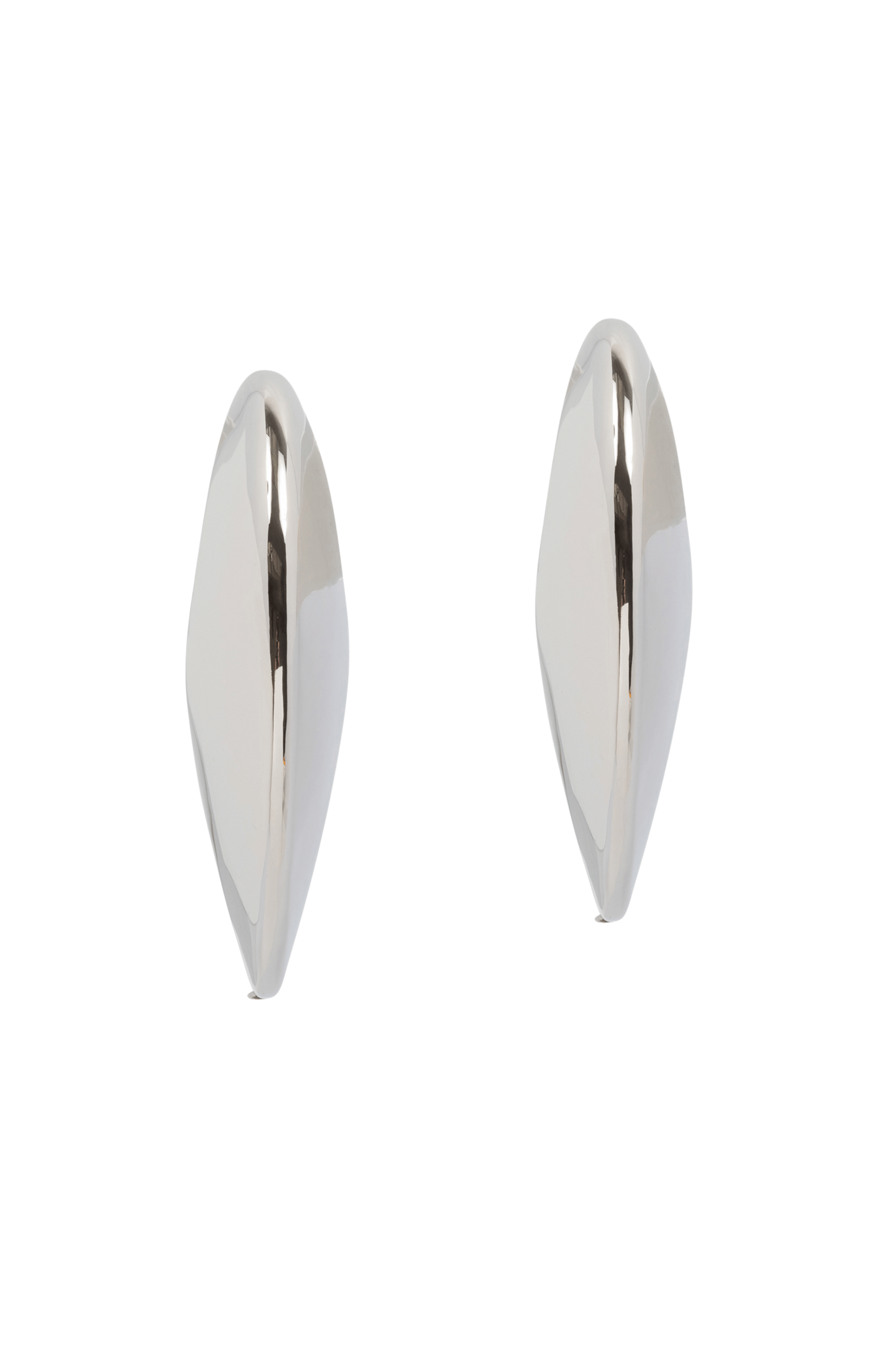 DRIES VAN NOTEN Silver Disk Earrings