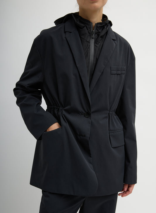 TECH SUITING ANORAK BLAZER WITH ZIP OFF VEST