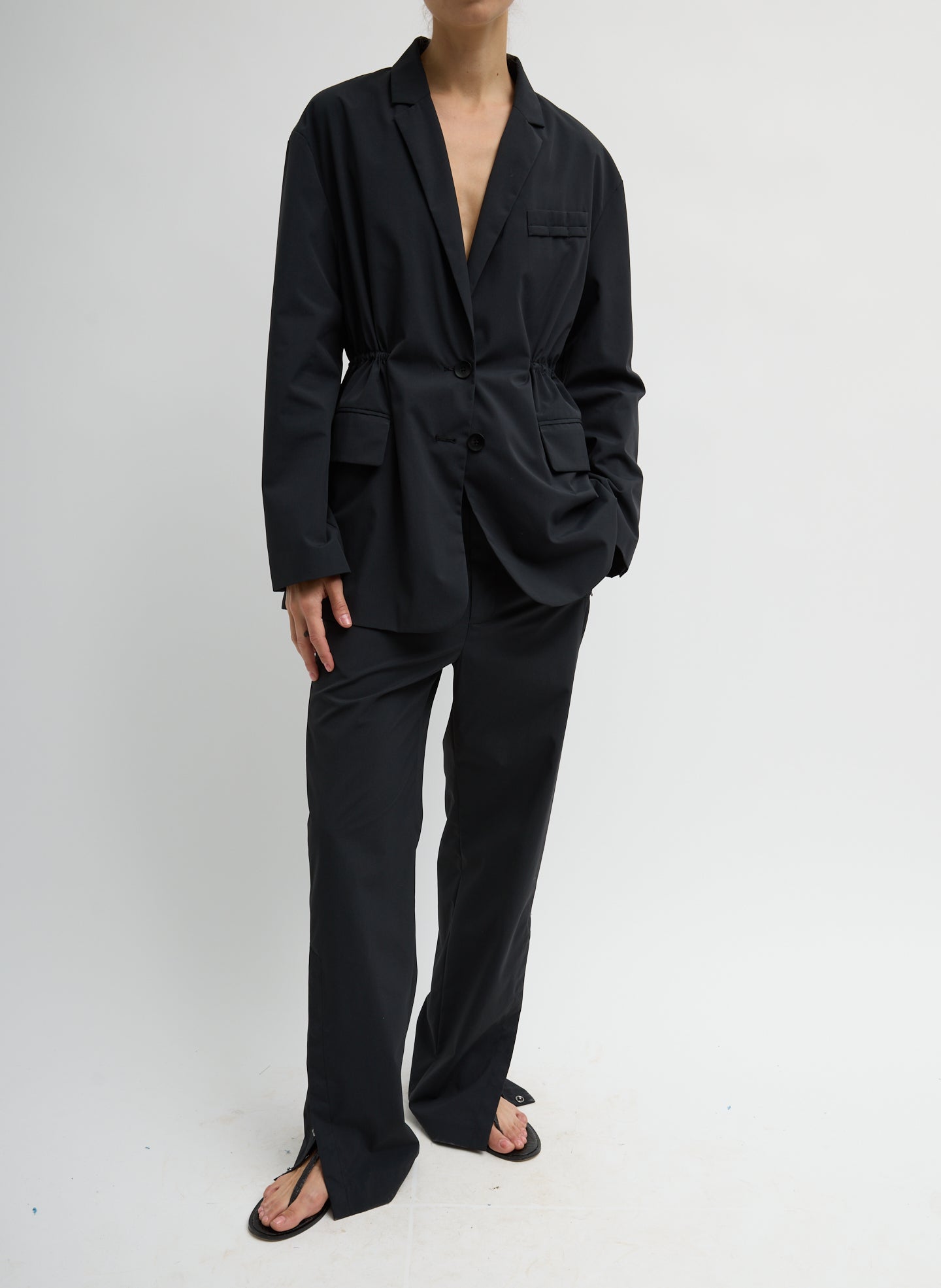 TECH SUITING ANORAK BLAZER WITH ZIP OFF VEST