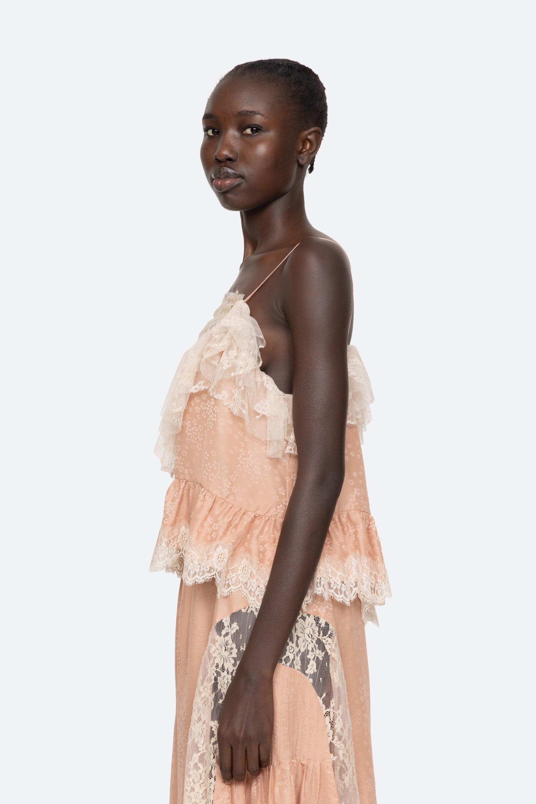 Ethel Solid Camisole Top in Rose