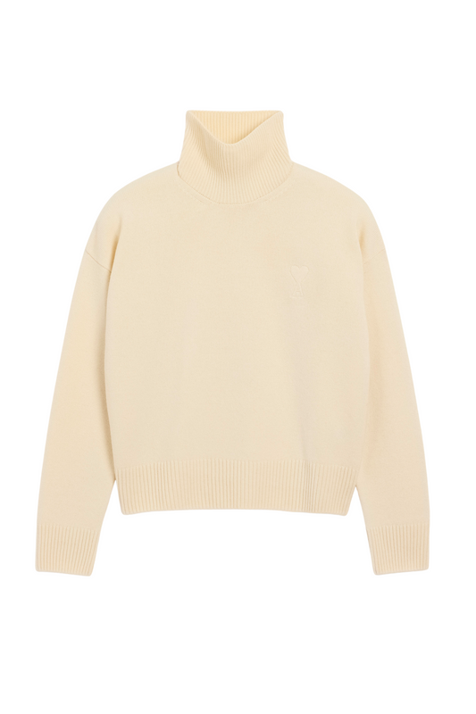 Ami De Coeur Funnel Neck Sweater