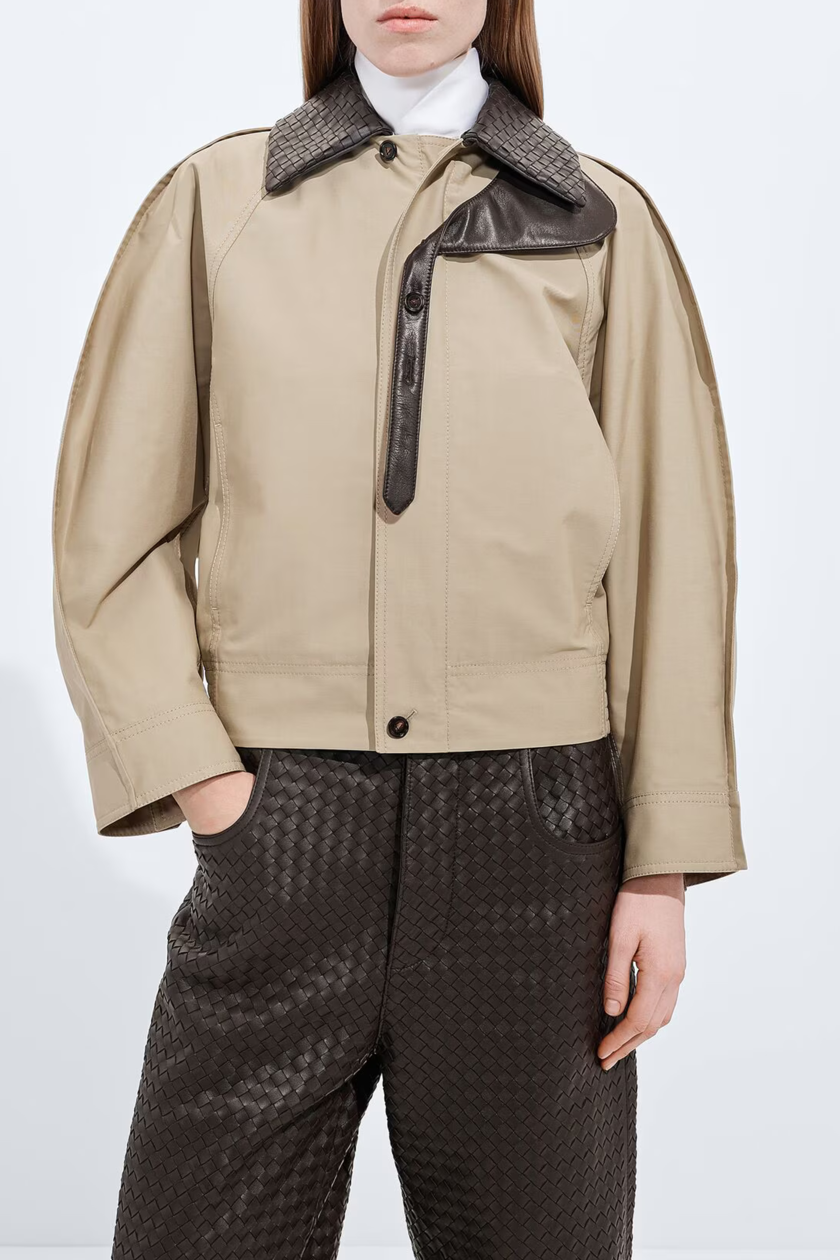 Cotton Blouson in Sahara