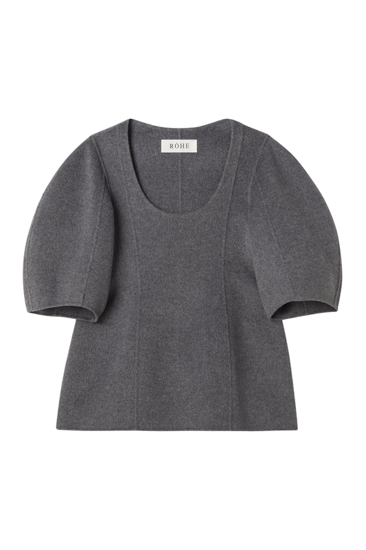 Sculptural Double-Faced Top