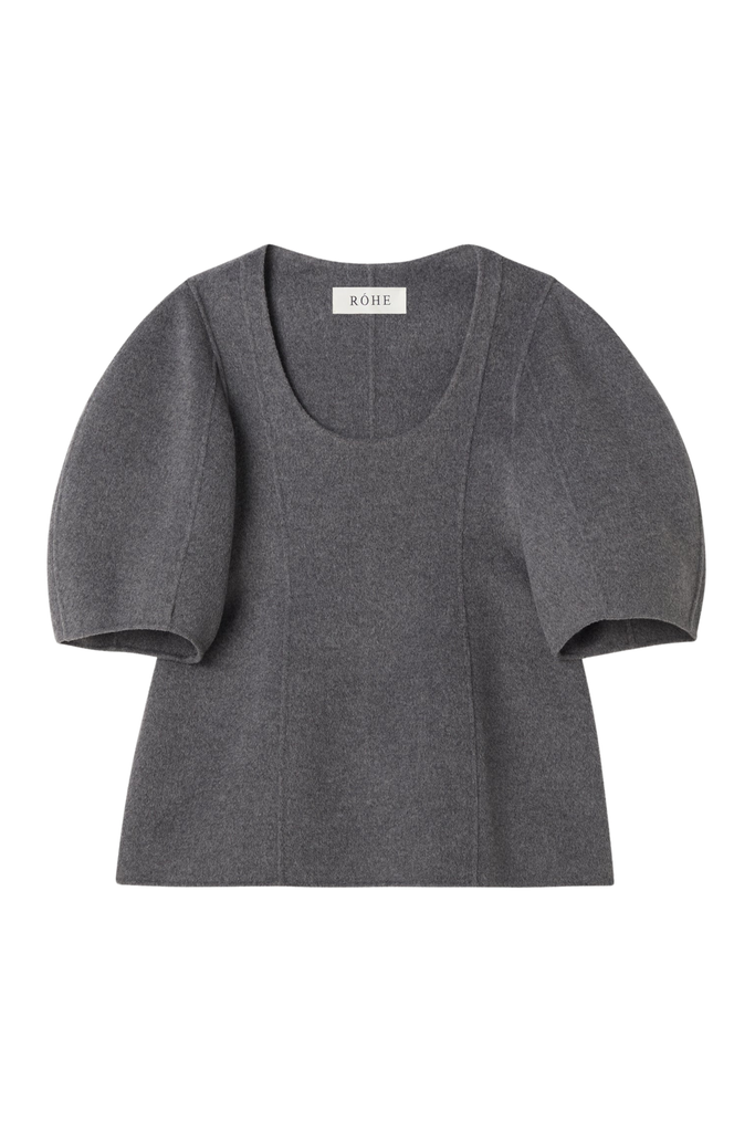 Sculptural Double-Faced Top