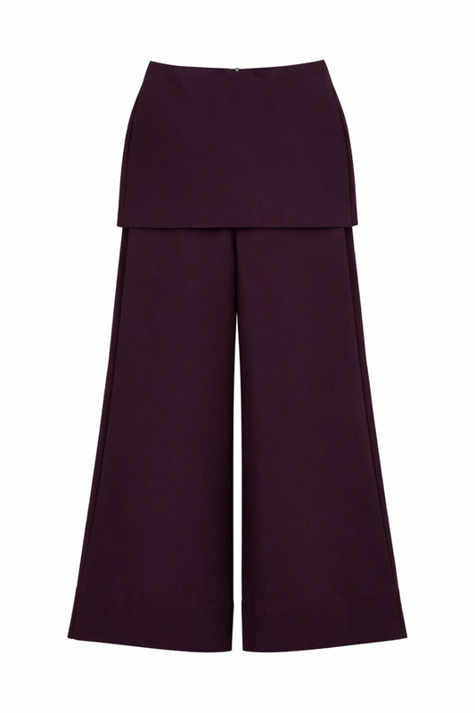 Combination Trouser - Plum