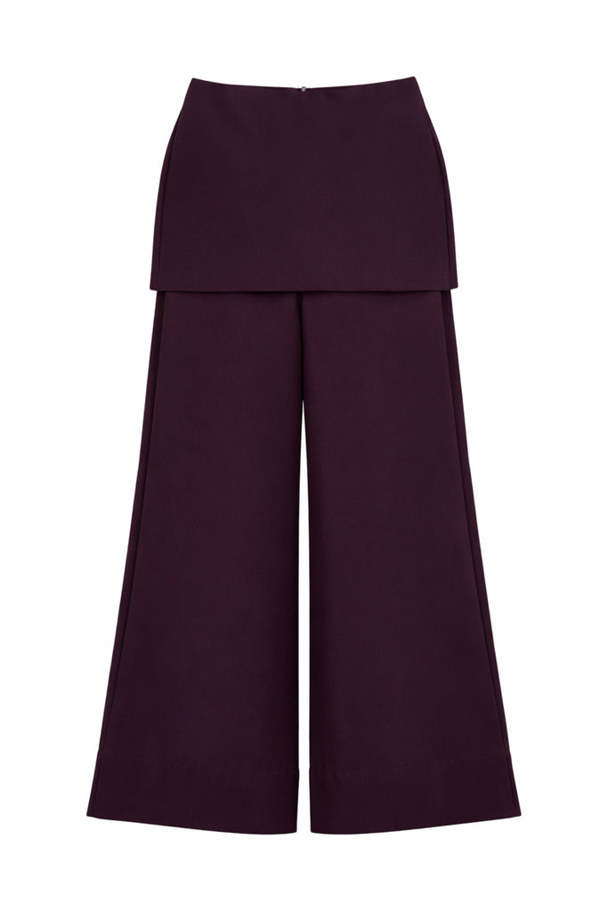 Combination Trouser - Plum