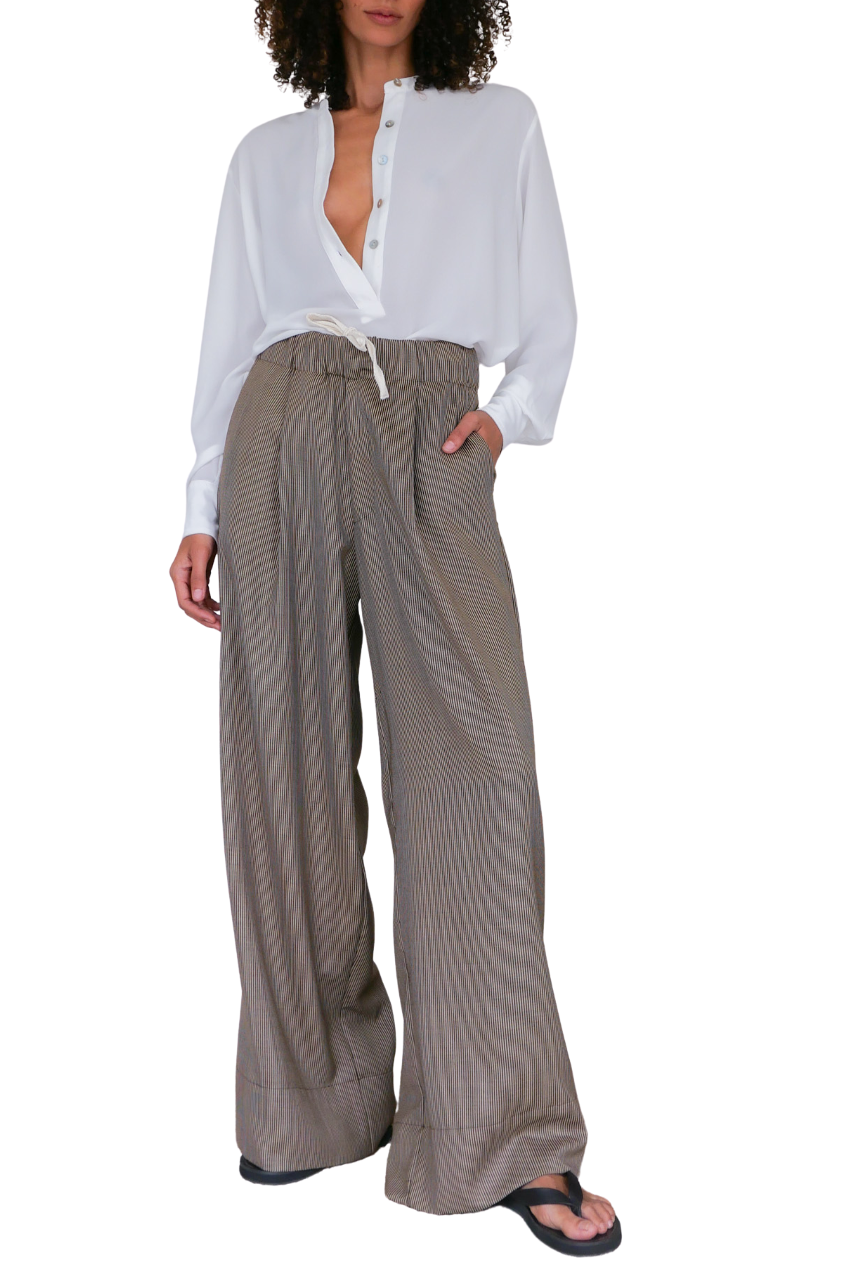 Georgette Button Blouse