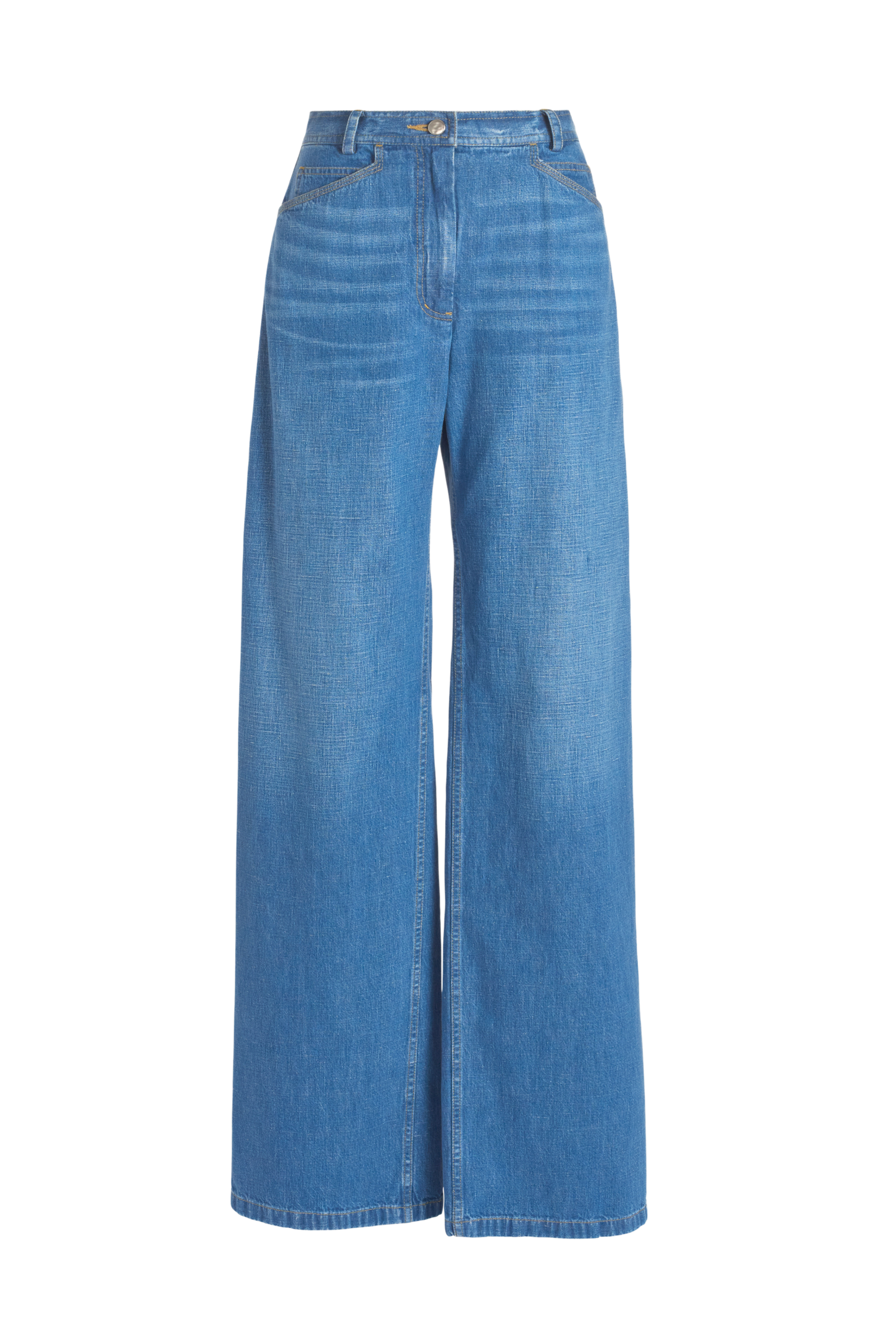 organic wide cropped jeans | mounten