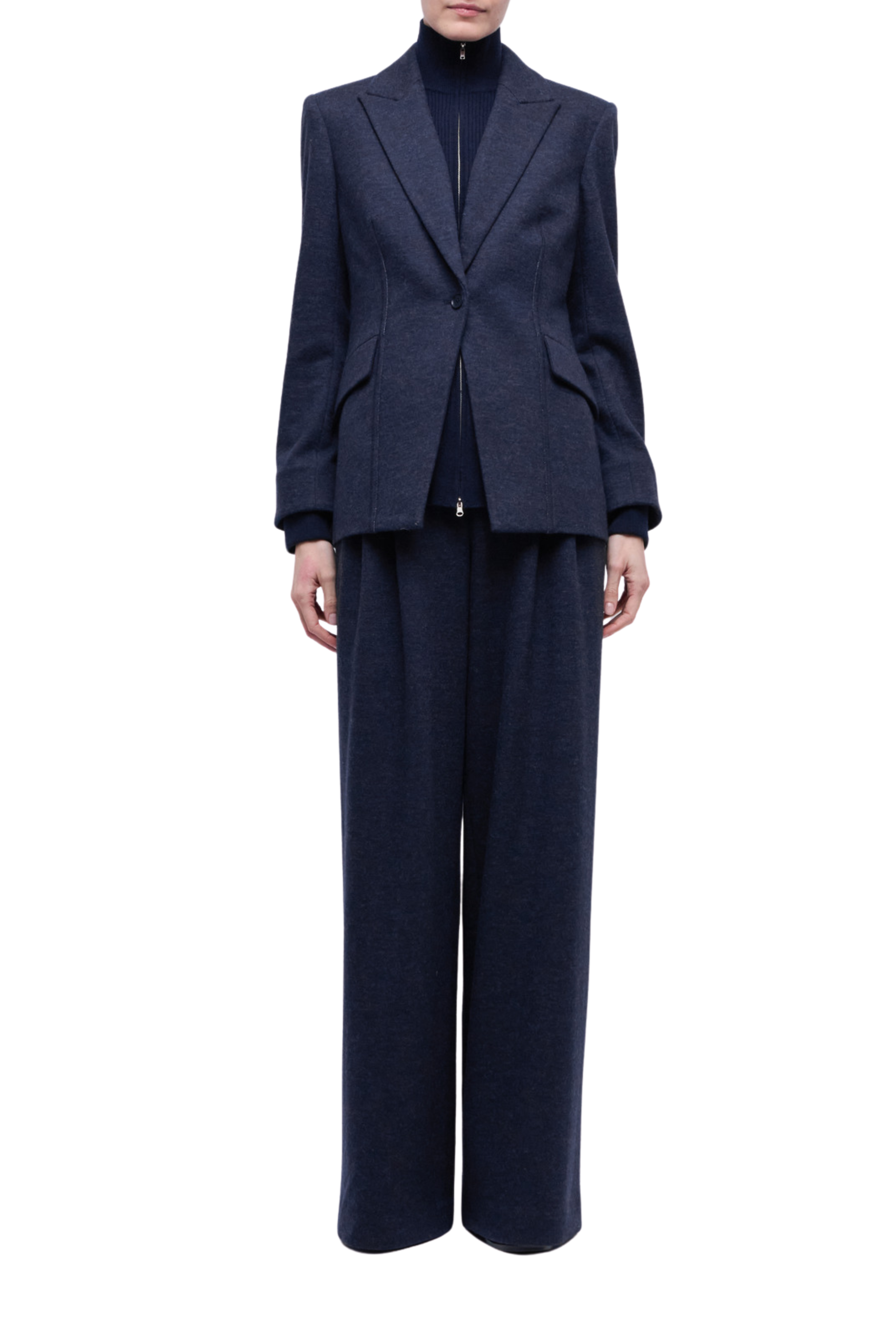 Auden Knit Combo Blazer