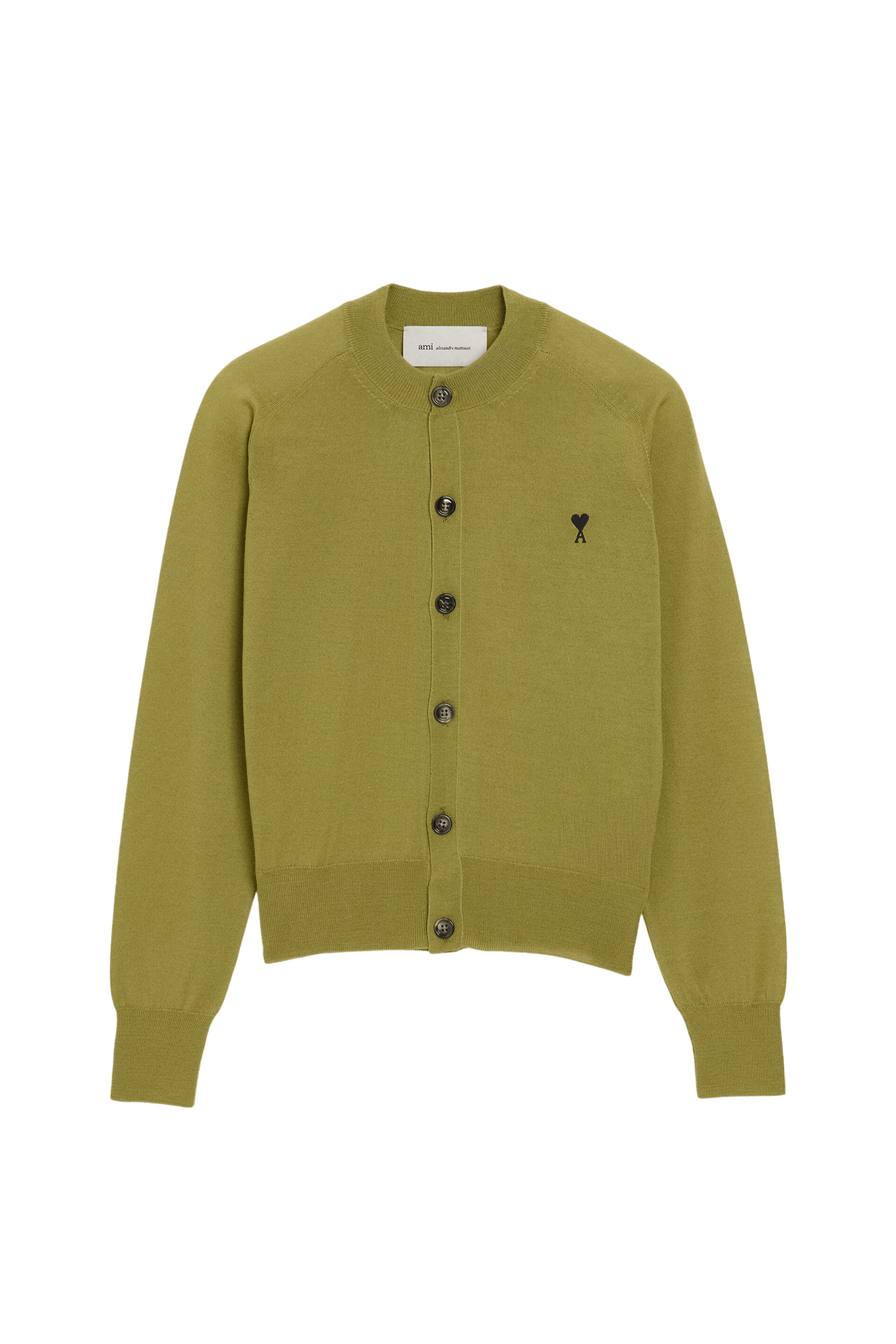 Crewneck Cardigan in Matcha
