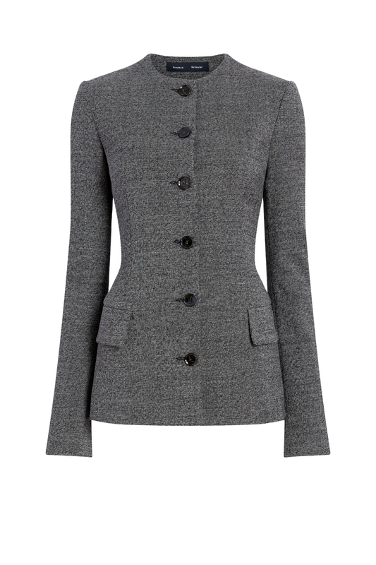 Annemarie Jacket In Melange Suiting