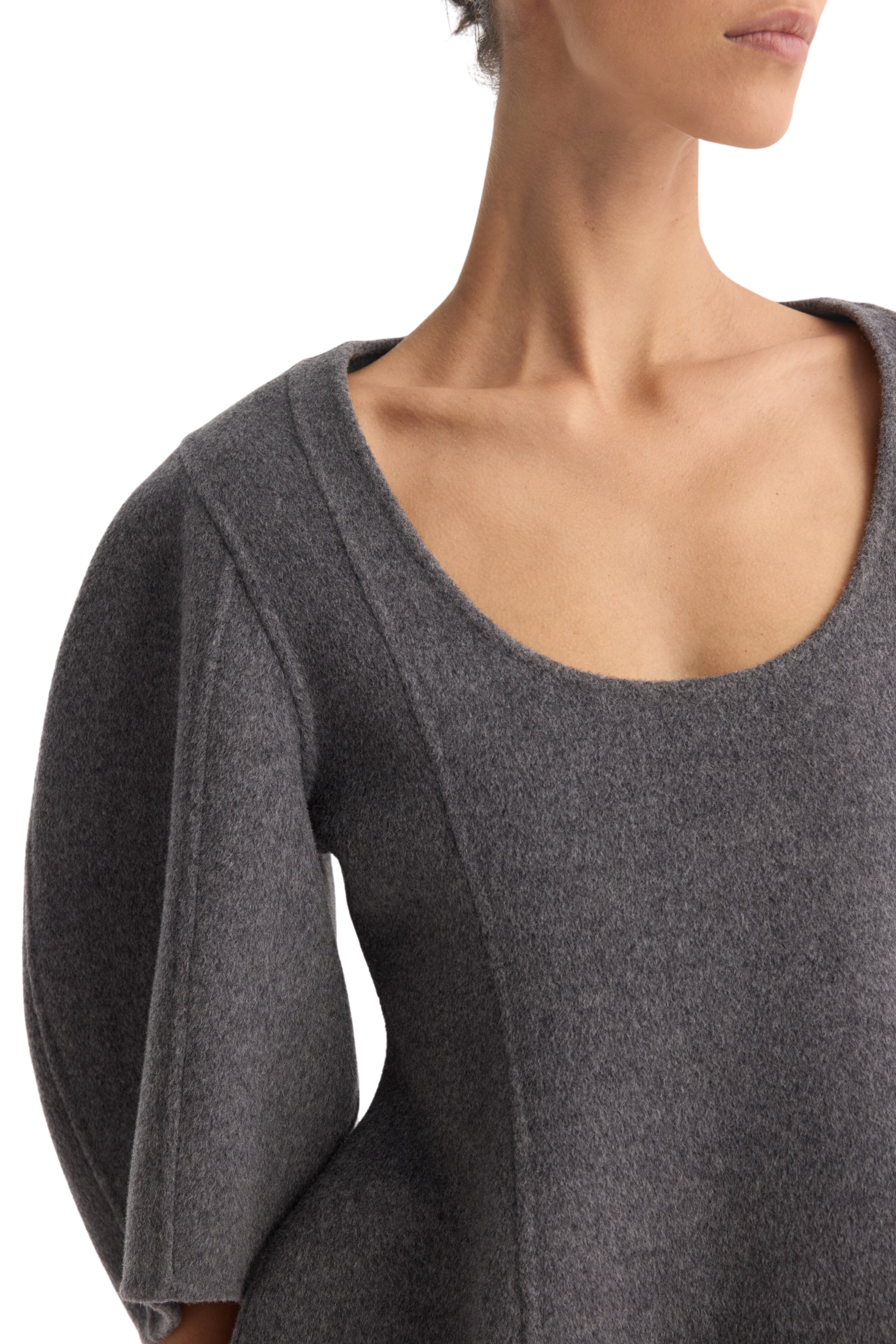 Sculptural Double-Faced Top