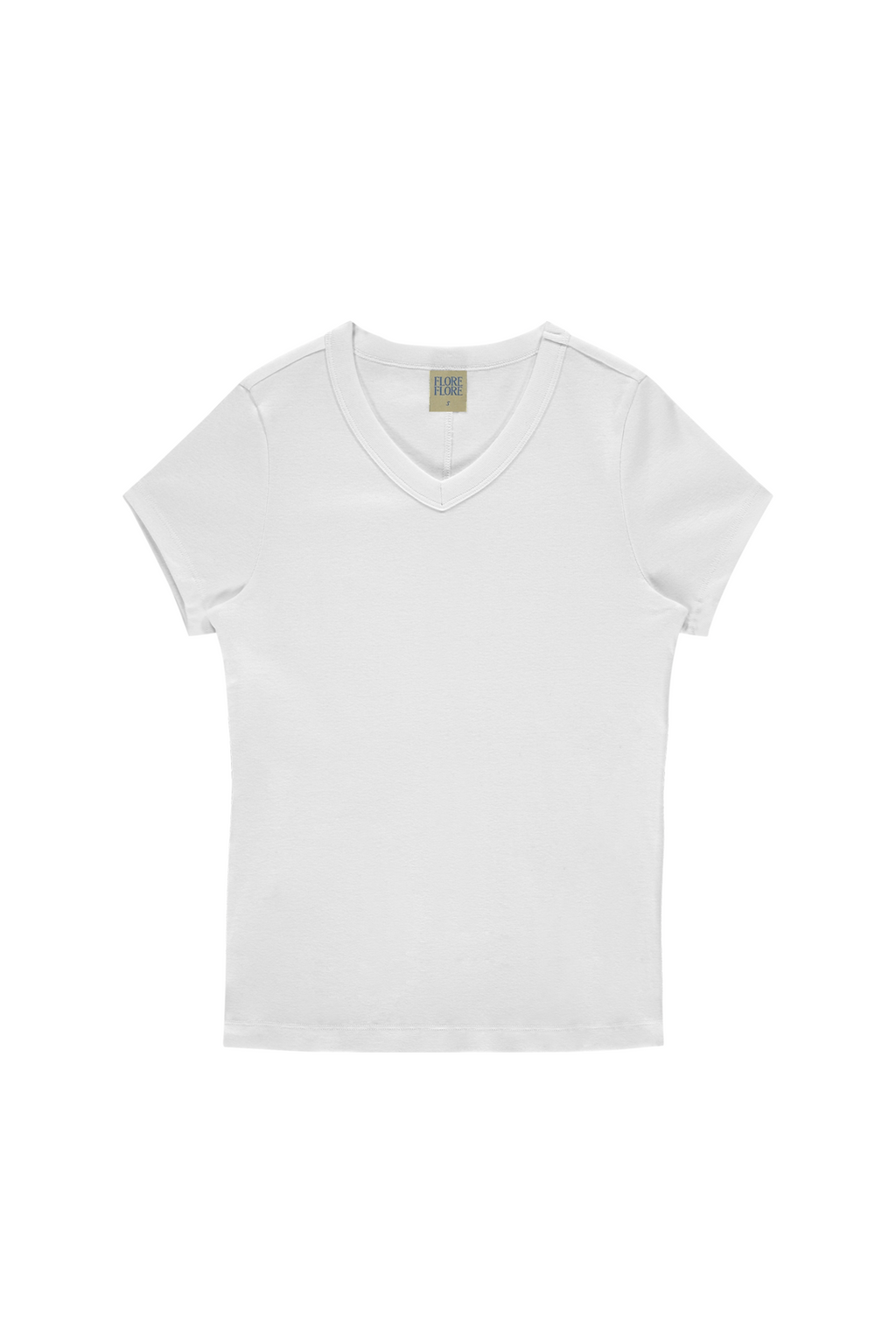 Jill Baby Tee in White