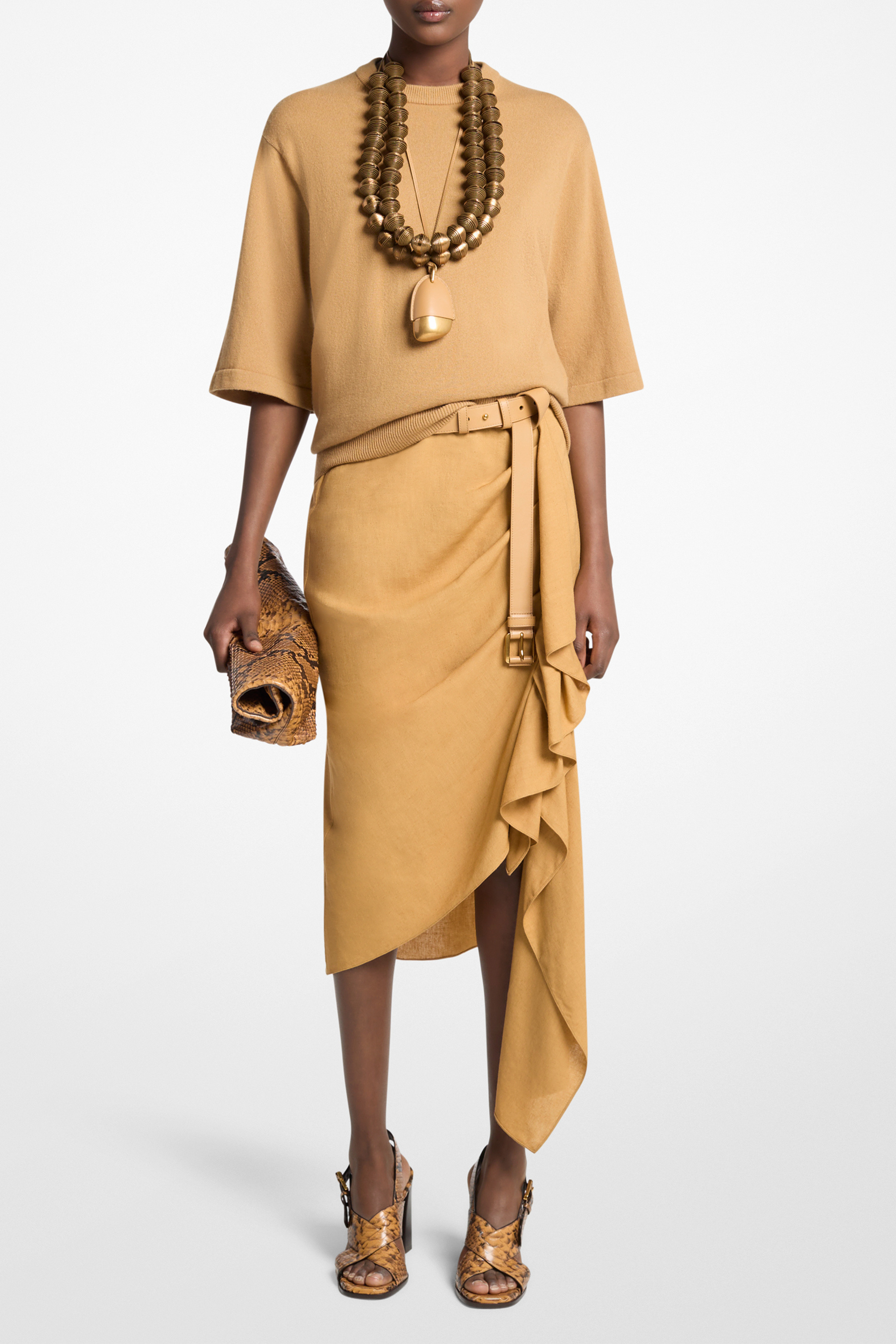 Tee Pullover in Cashew