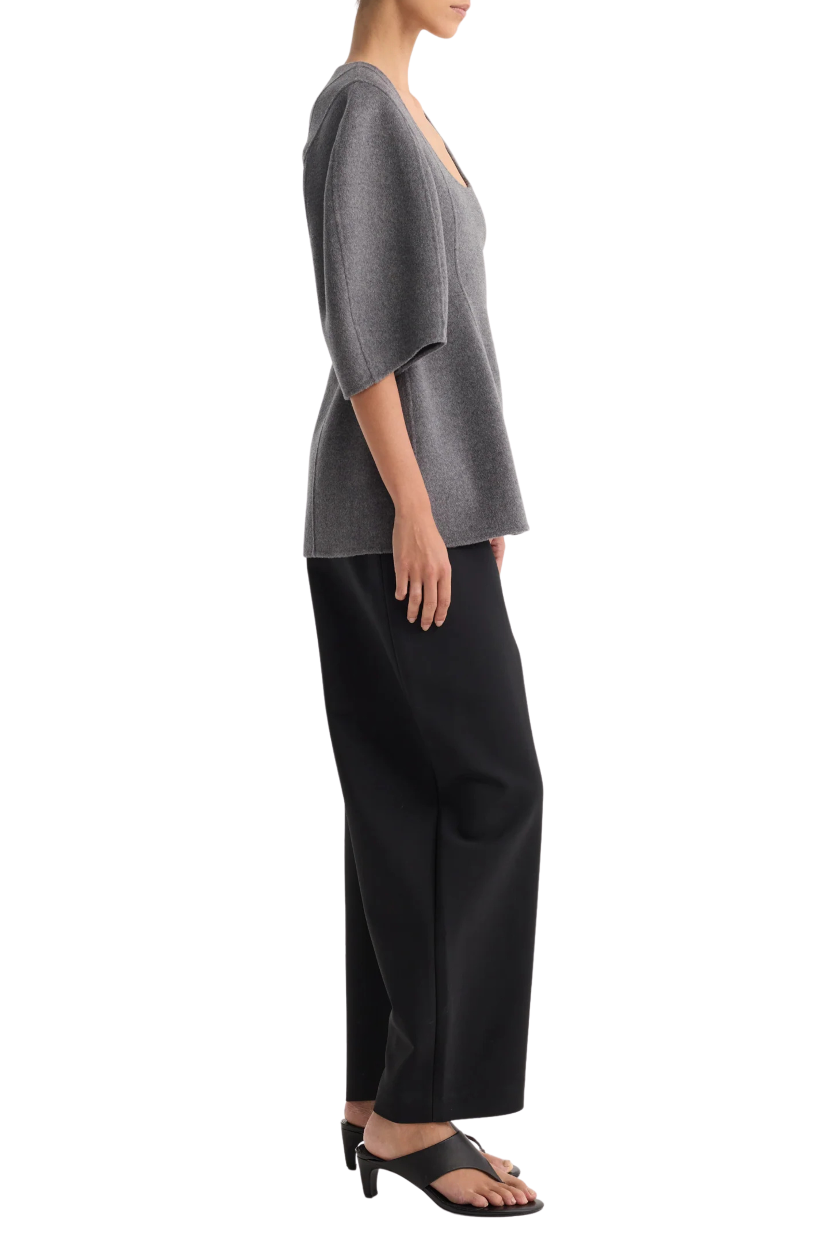 Sculptural Double-Faced Top